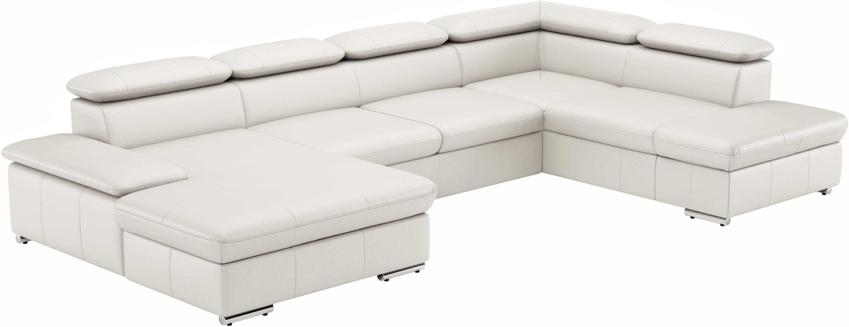 Thumbnail - sit&more Wohnlandschaft "Valantine U-Form, B: 349 cm" mit Arm- & Kopfteilverstellung, optional mit Bettfunktion