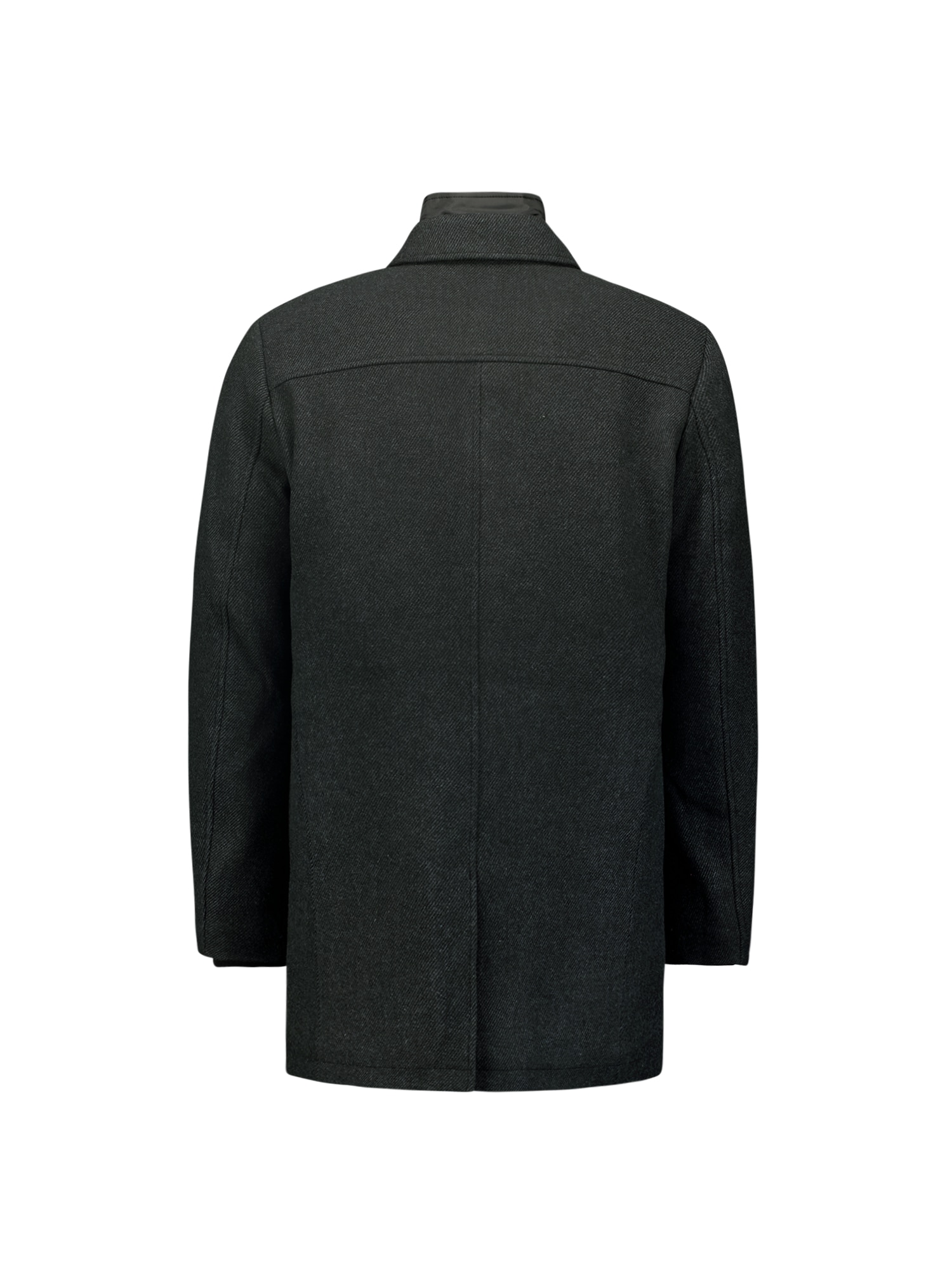NO EXCESS Parka »No Excess Wollmantel mit doppeltem Verschluss«