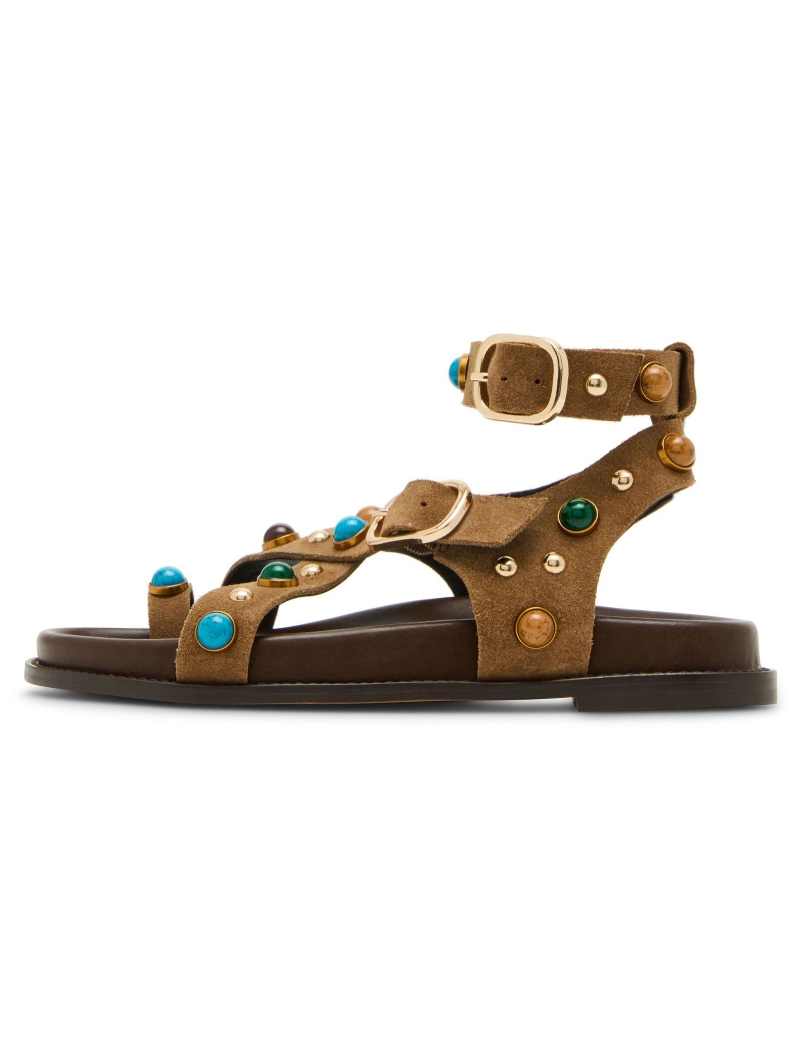 STEVE MADDEN Schaftsandalette »STEVE MADDEN Sandalen Veloursleder«