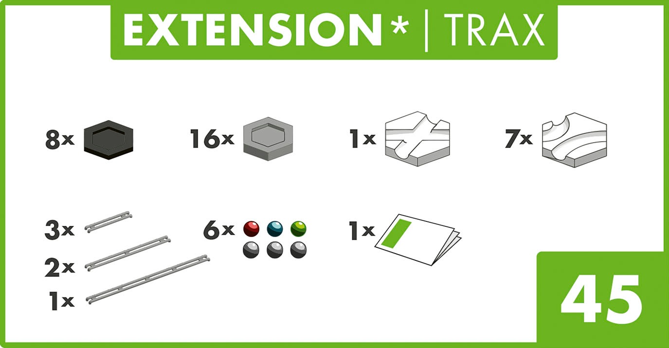 Ravensburger Kugelbahn-Bausatz »GraviTrax Extension Trax«, Made in Europe