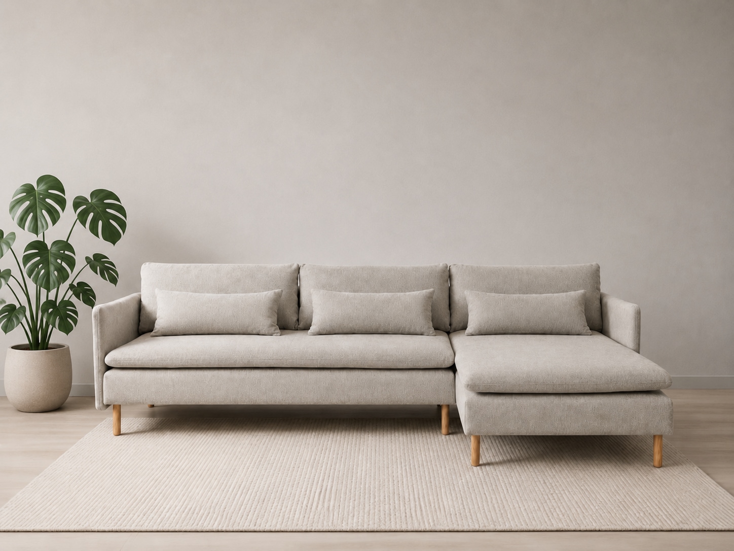 OTTO home Ecksofa "Syllas, Polsterecke, Sofa, hochwertige Verarbeitung" L-Form, mit Taschenfederkern, B: 298 cm, FSC