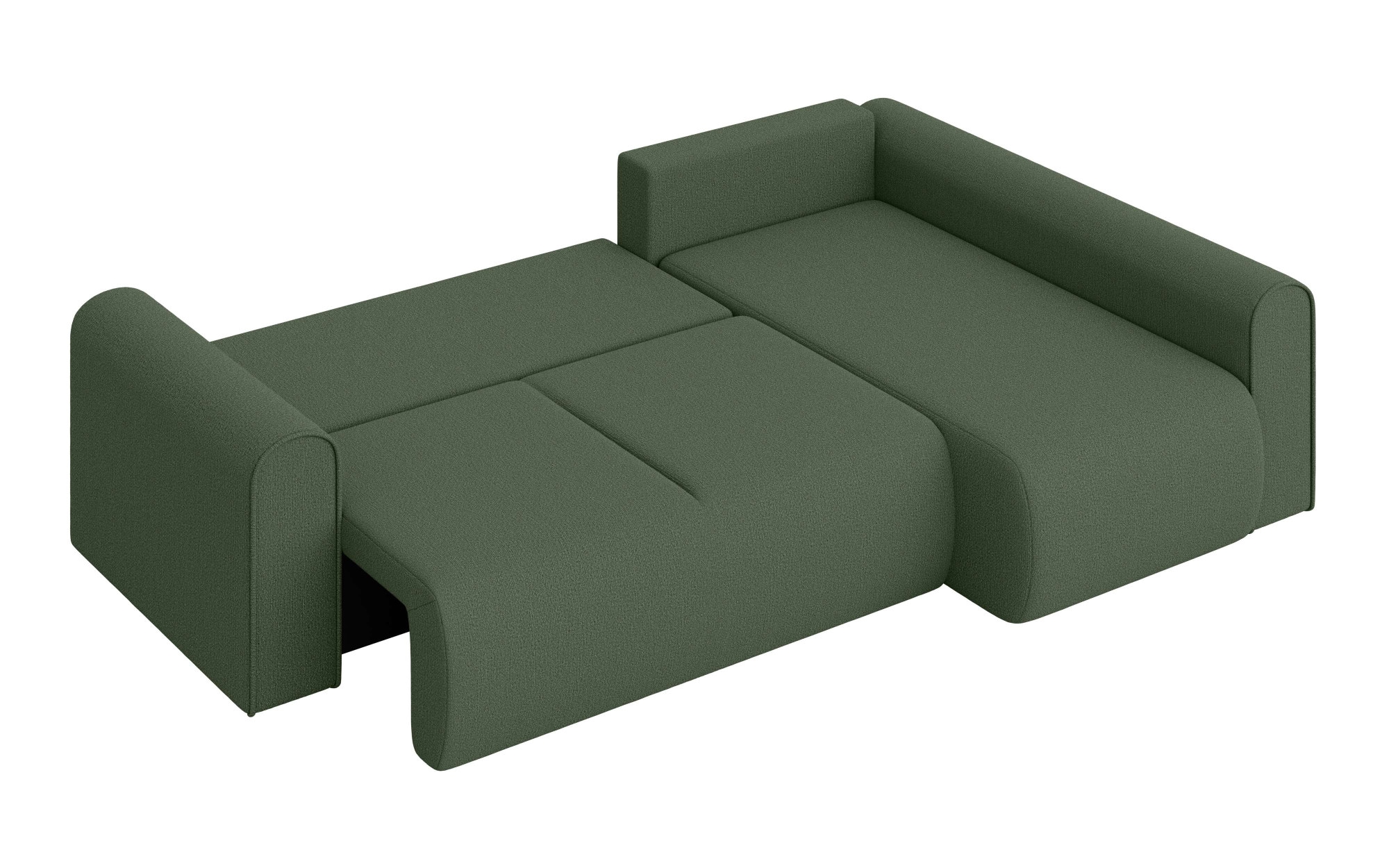 INOSIGN Ecksofa »Zacharia wahlweise Schlafsofa mit Bettkasten, B/T/H 250/166/86 cm«, L-Form mit Wellenunterfederung, Ottomane rechts oder links bestellbar