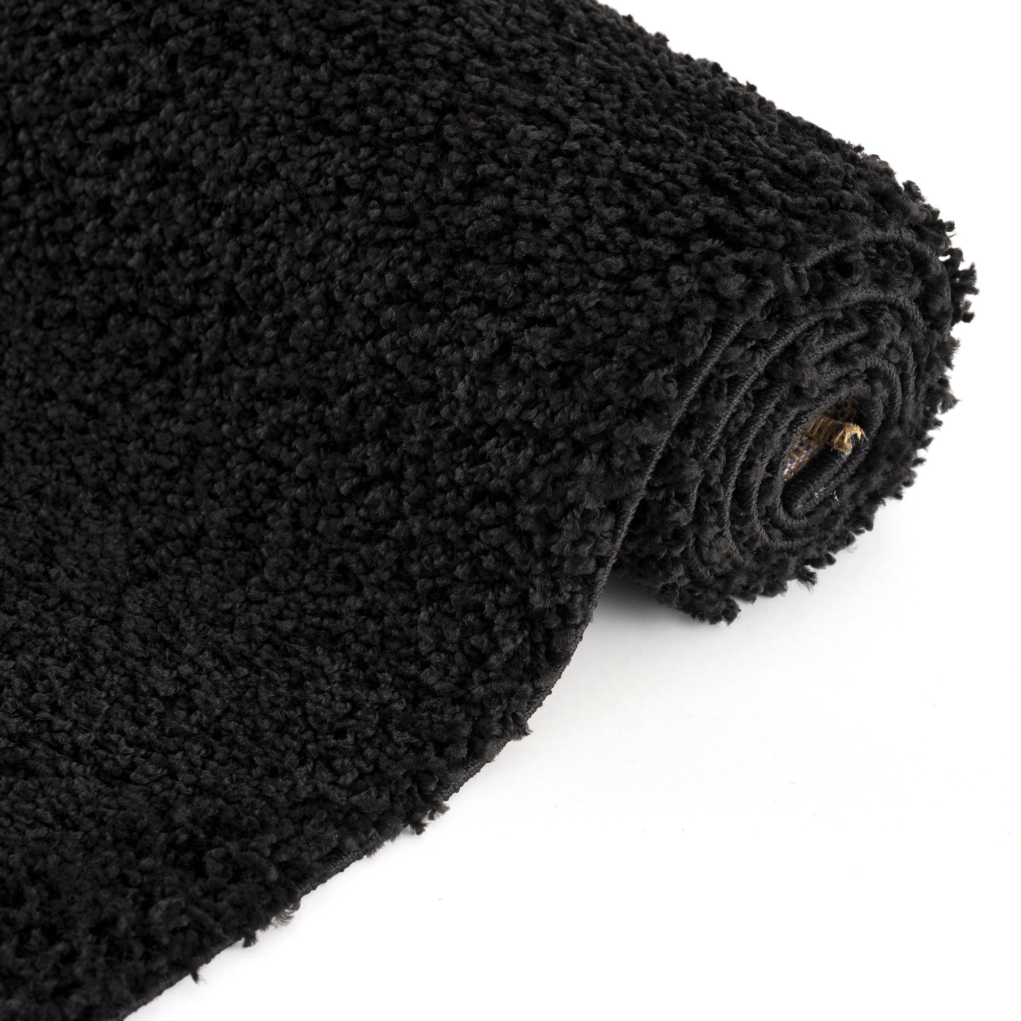 Hochflor-Teppich SANAT "LOCA" Gr. 2, schwarz, B:80cm H:30mm L:150cm, Kunstfaser, Teppiche, Wohnzimmer, Langflor, Shaggy, Schlafzimmer 3