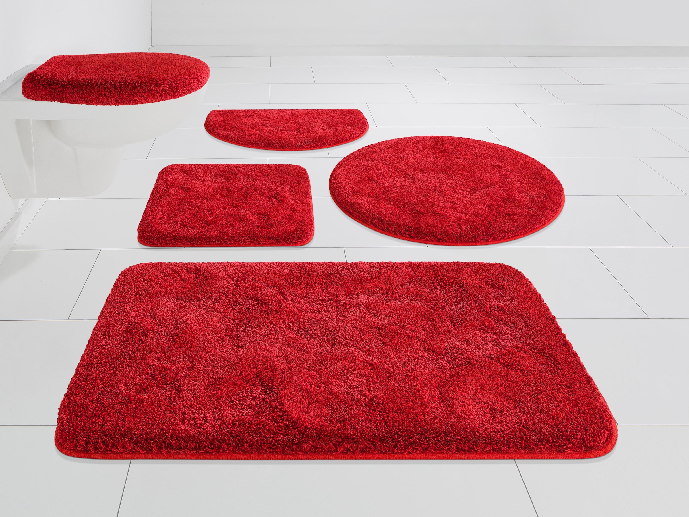 Grund Badematte "Melos, Badvorleger, Badezimmer Teppich, sehr weich" Höhe 2 günstig online kaufen