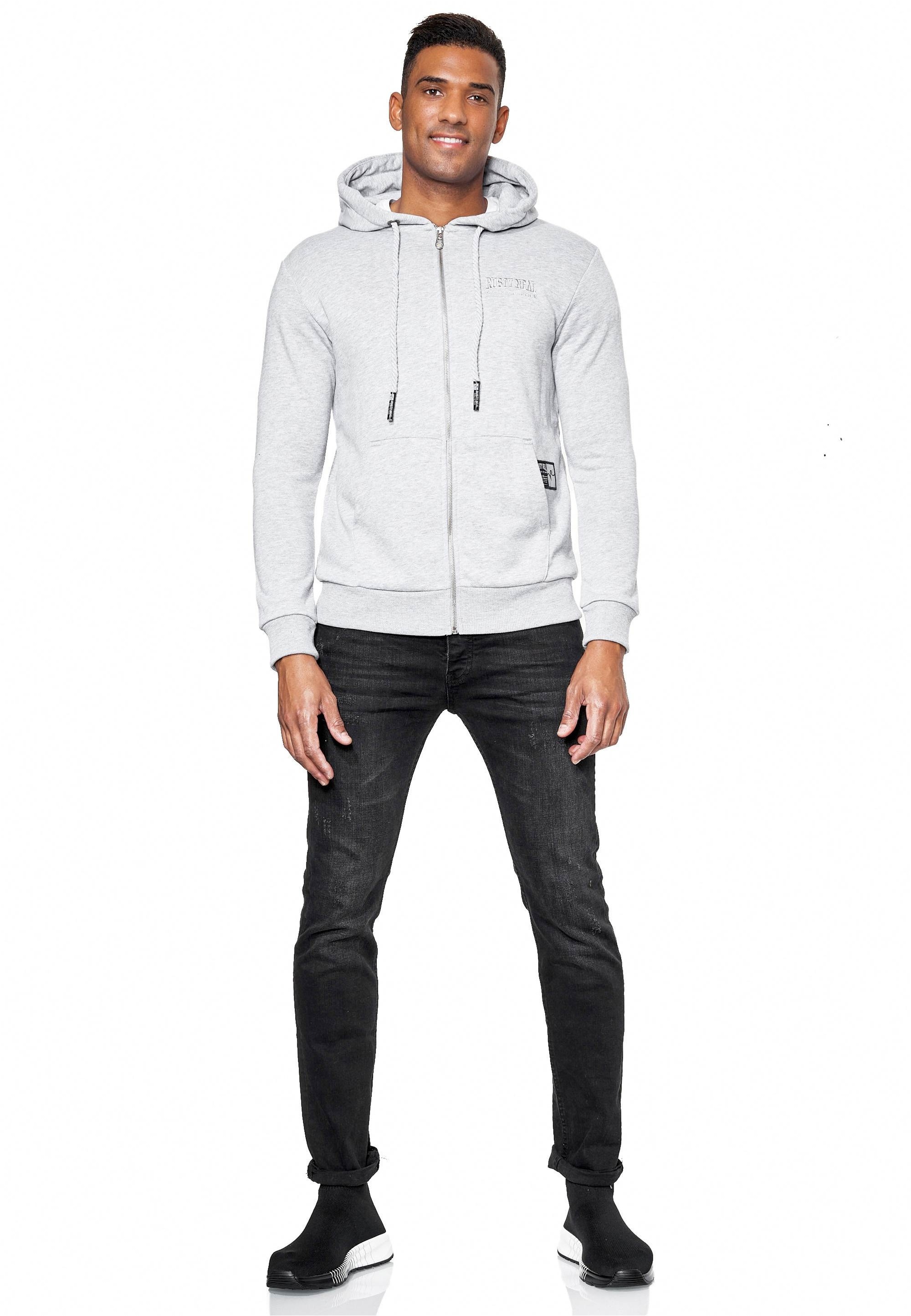 Rusty Neal Kapuzensweatshirt »Rusty Neal Sweater«, mit dicken Kordeln