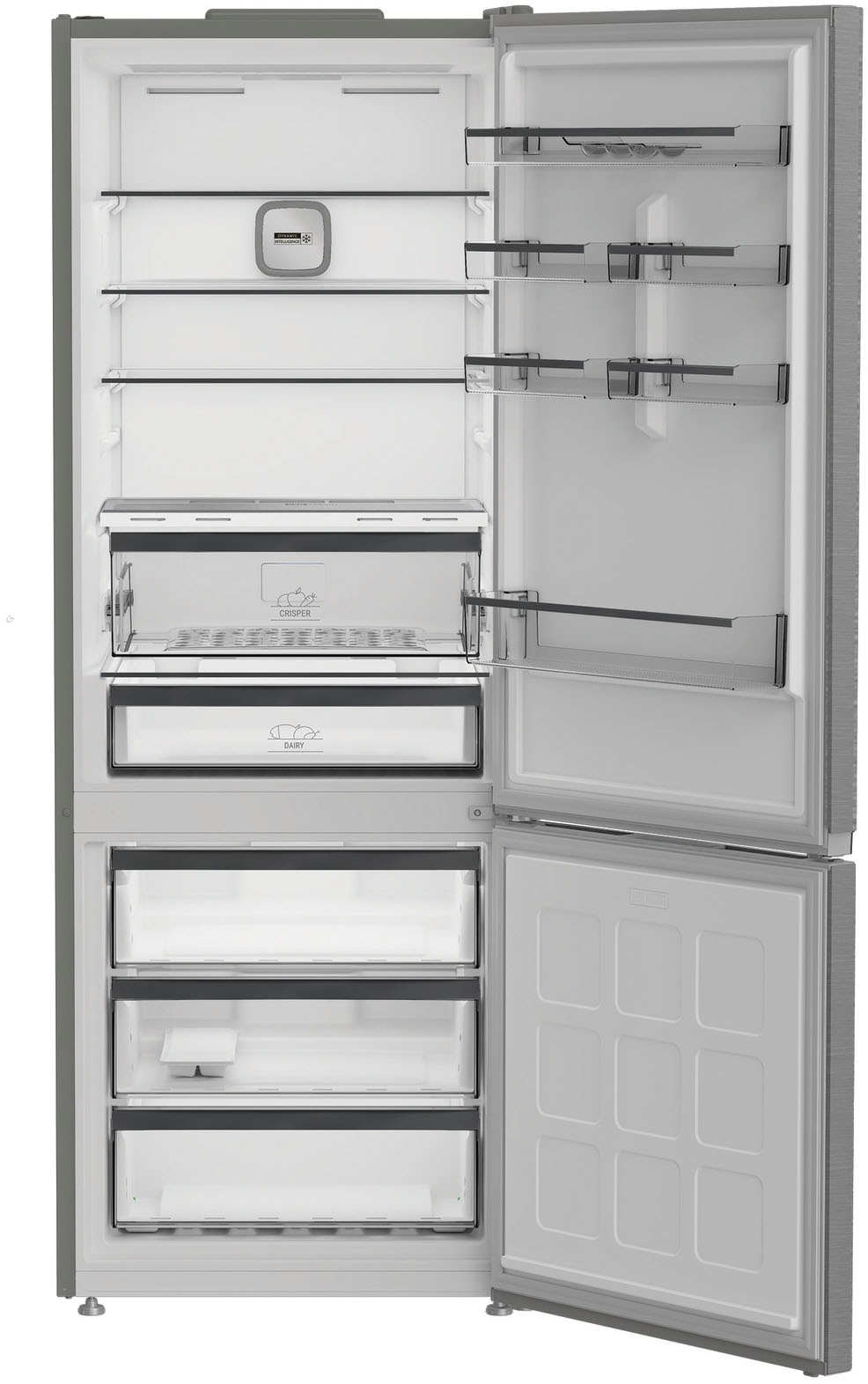 BAUKNECHT Kühl-/Gefrierkombination »BHK2 6494 X6E«, XXL Volumen mit 490 Liter, NoFrost