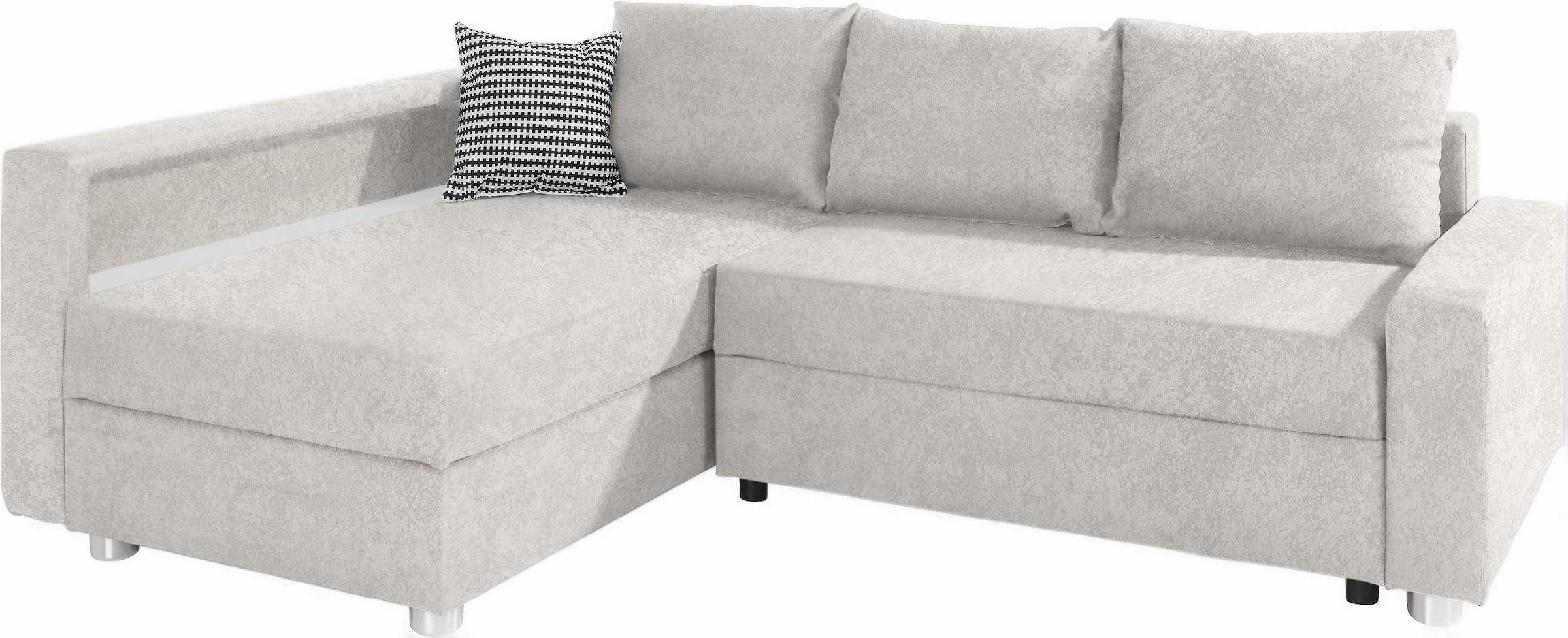 COLLECTION AB Ecksofa »Relax L-Form«, inklusive Bettfunktion, Federkern, wahlweise mit RGB-LED-Beleuchtung