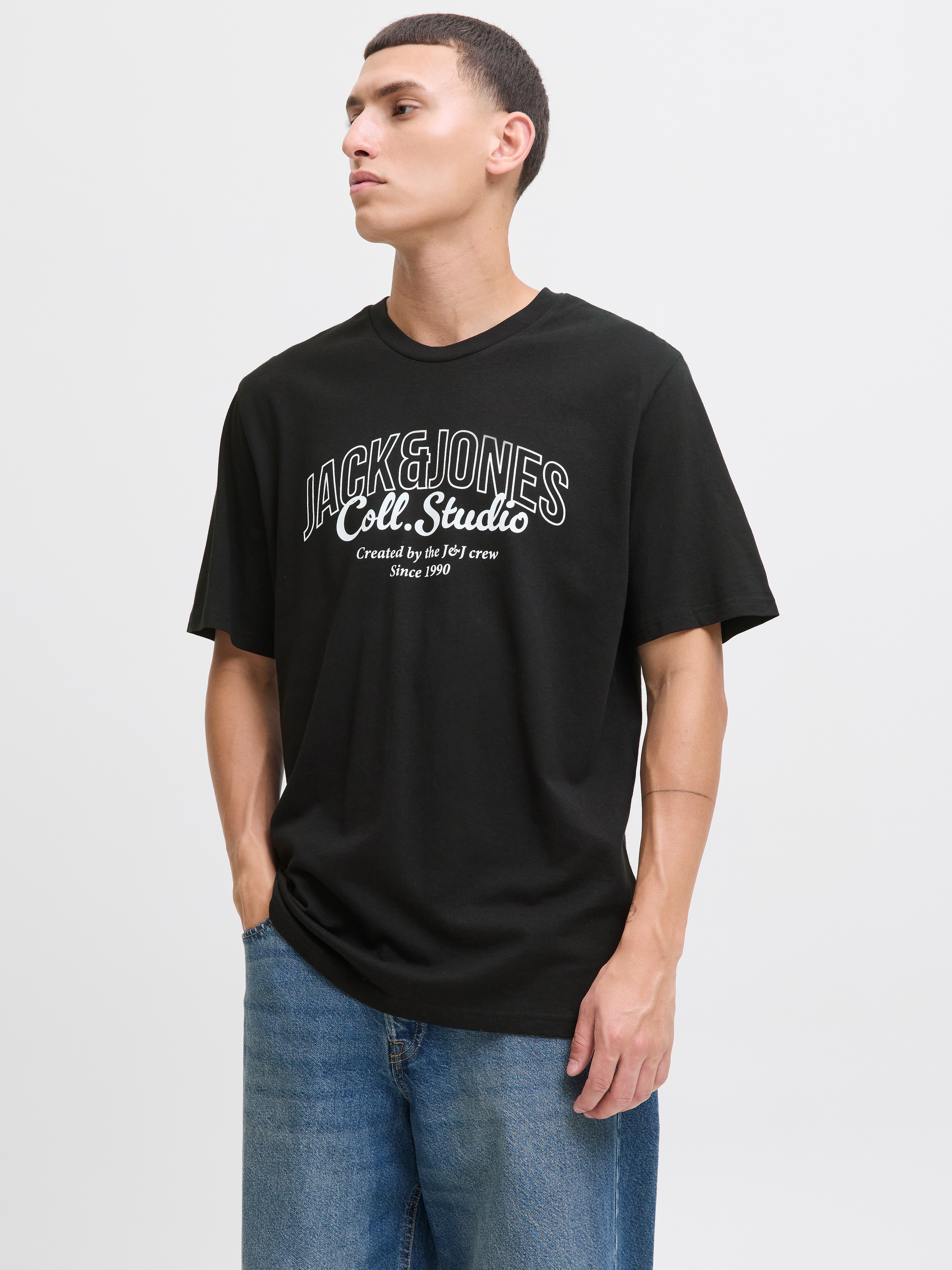 Thumbnail - Jack & Jones Kurzarmshirt "JJMAKOTO TEE SS CREW NECK 3PK MP" Packung, 3 Stk.