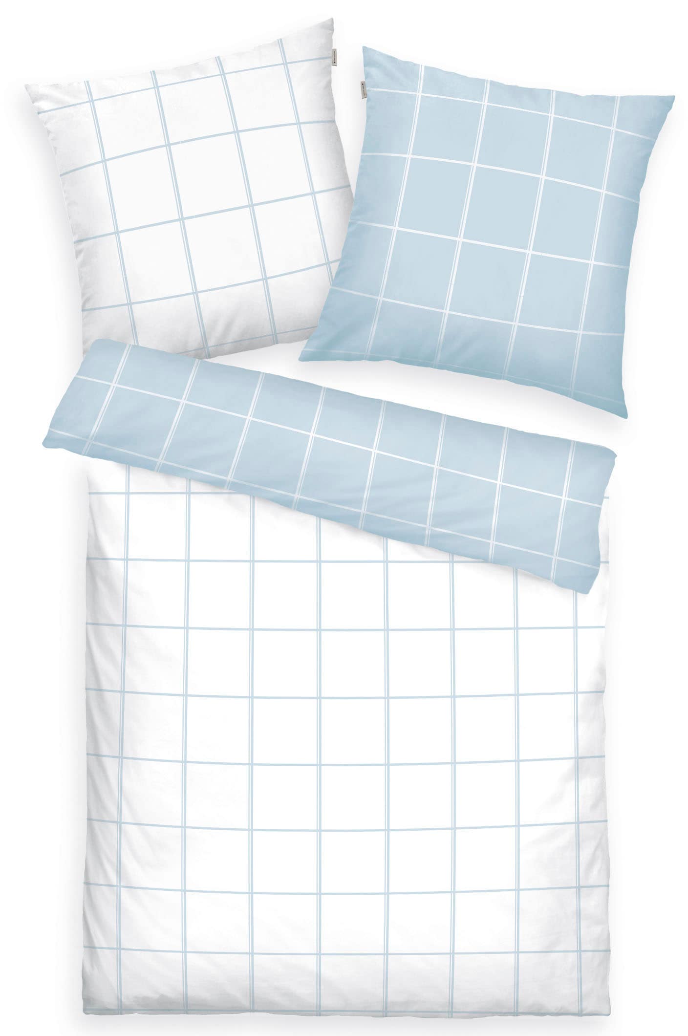 TOM TAILOR HOME Bettwäsche "LARGE CHECK in Gr. 135x200cm oder 155x220cm" 2 günstig online kaufen