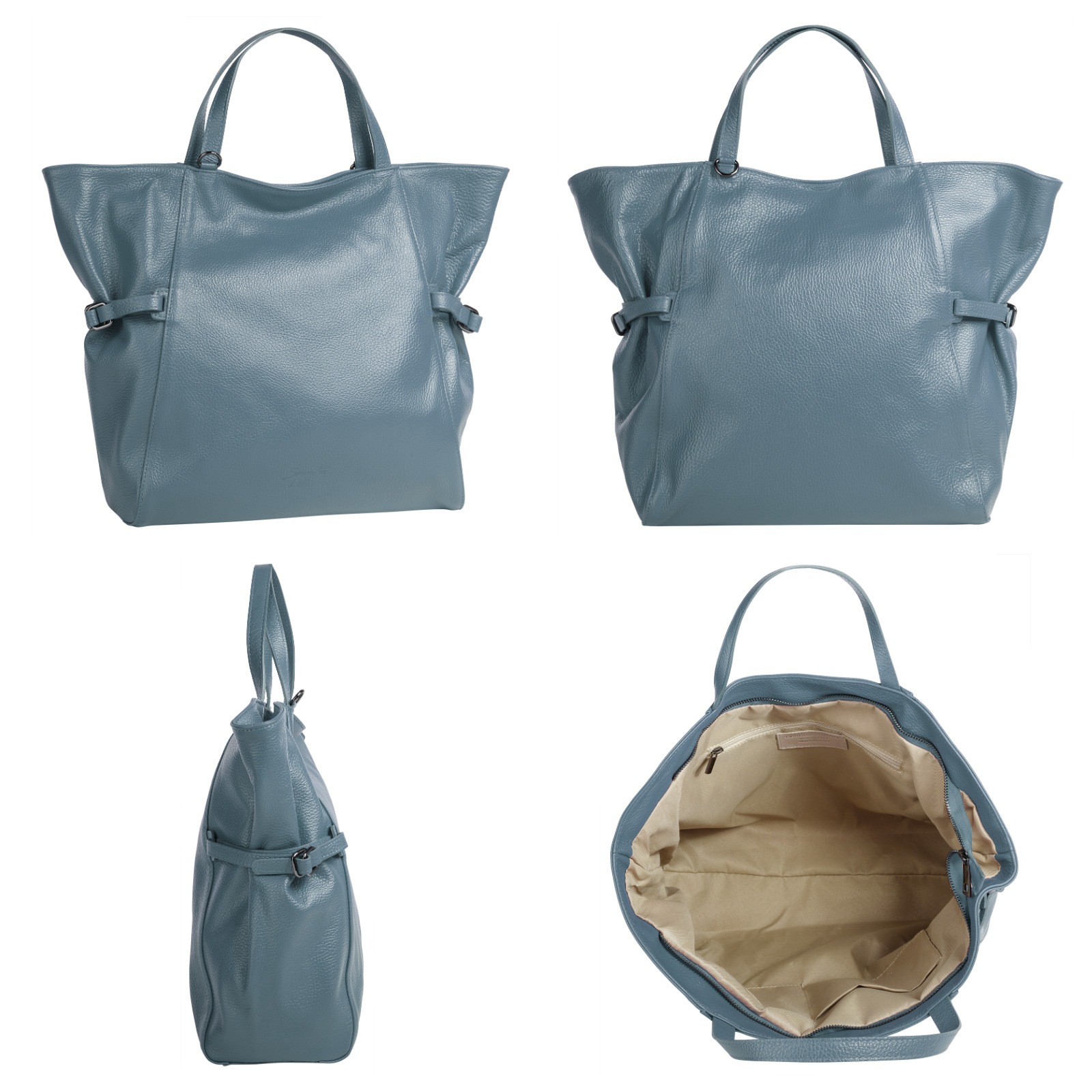 Samantha Look Shopper, echt Leder, Made in Italy