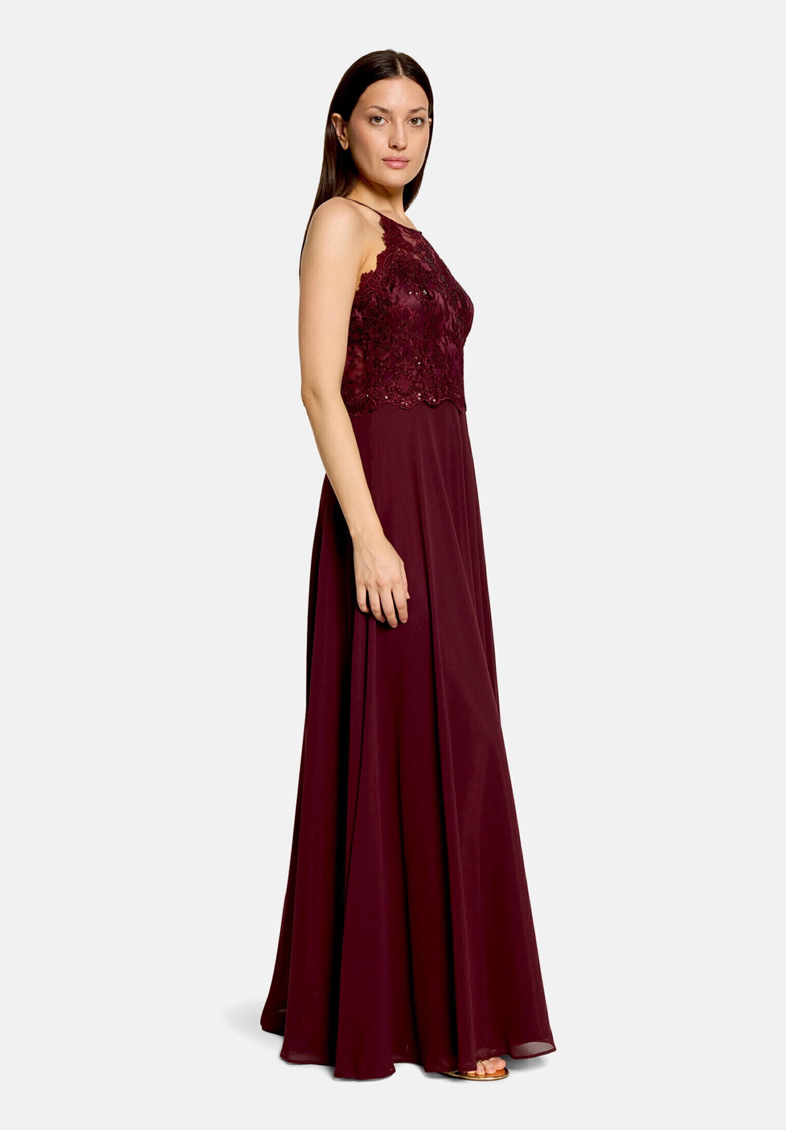 Vera Mont Abendkleid "Damen rückenfrei" Ohne Tasche Spitze