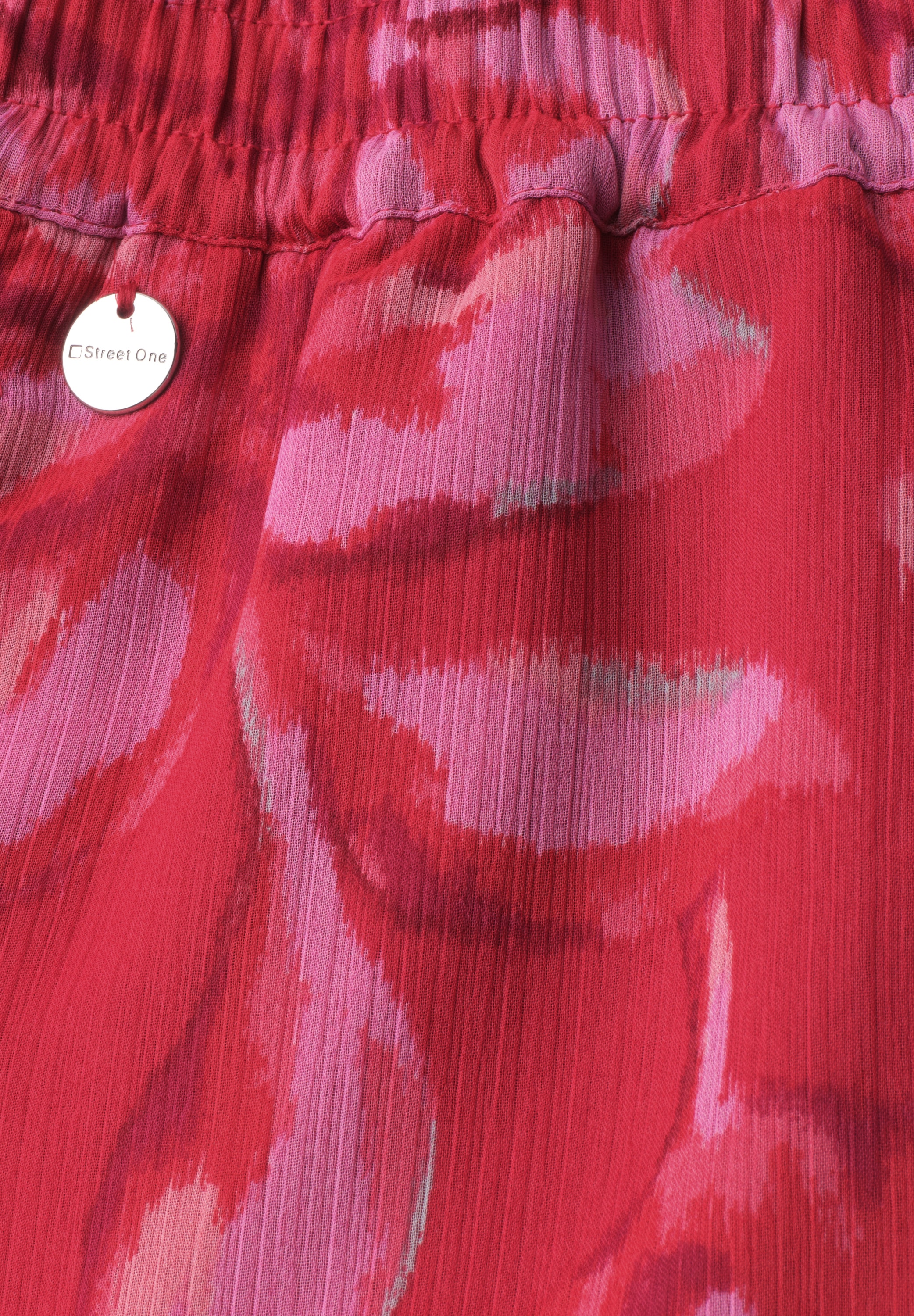 STREET ONE Maxirock Sommer aus Chiffon mit Print/Weich fallende Volants