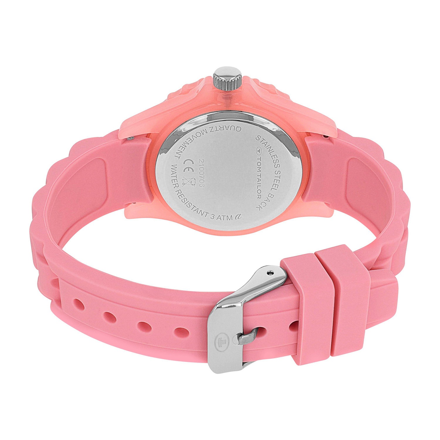 TOM TAILOR Quarzuhr Armbanduhr, Silikonarmband, Kinderuhr, Mädchen, analog