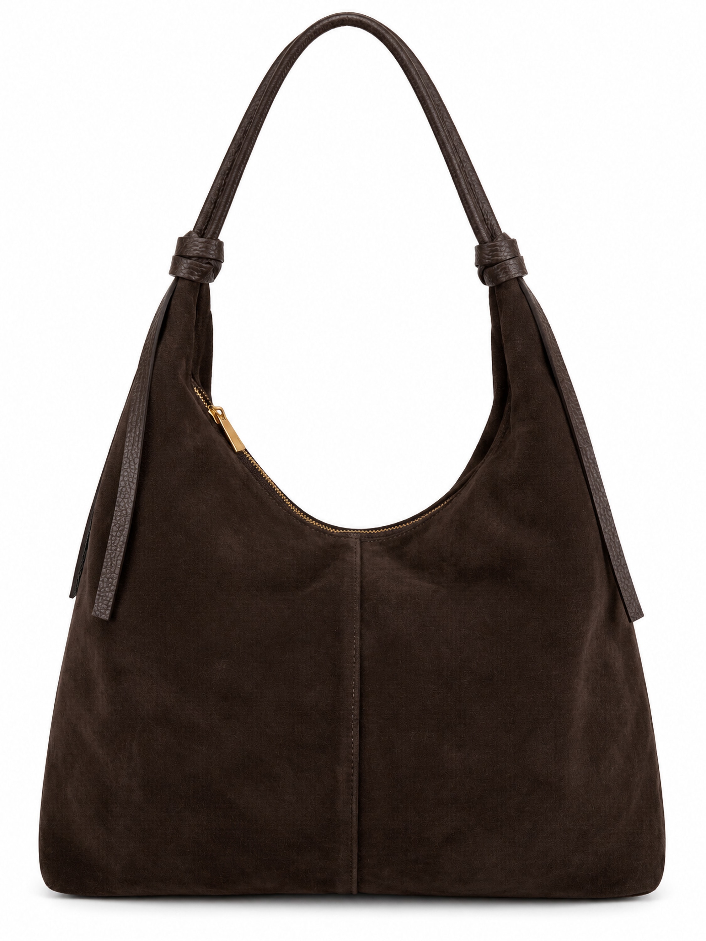 COLLEZIONE ALESSANDRO Schultertasche »XL Wildleder« Weiches Wildleder, großzügige Hobo-Form