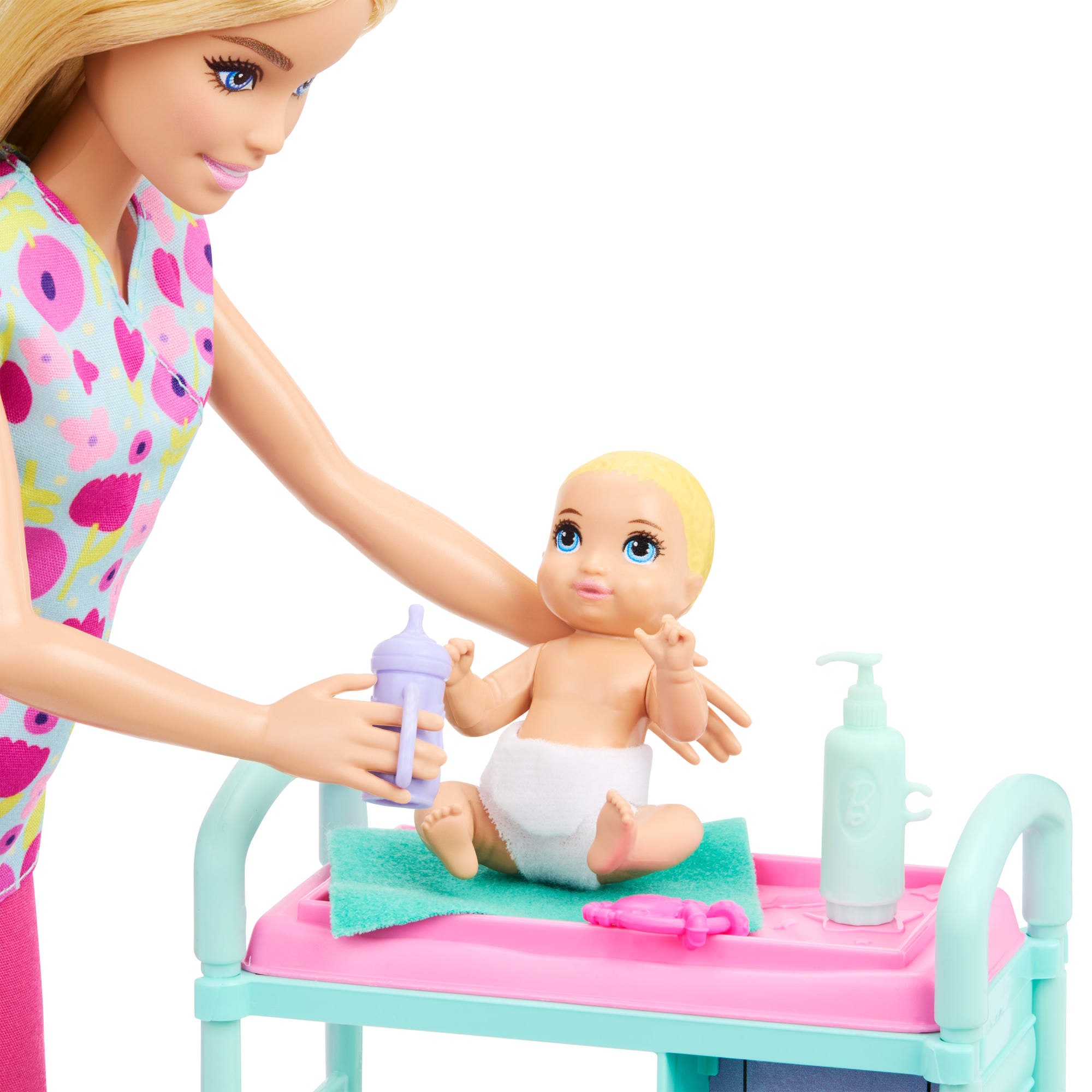 Barbie Anziehpuppe »Barbie Nurturing Spielset - Kinderärztin«