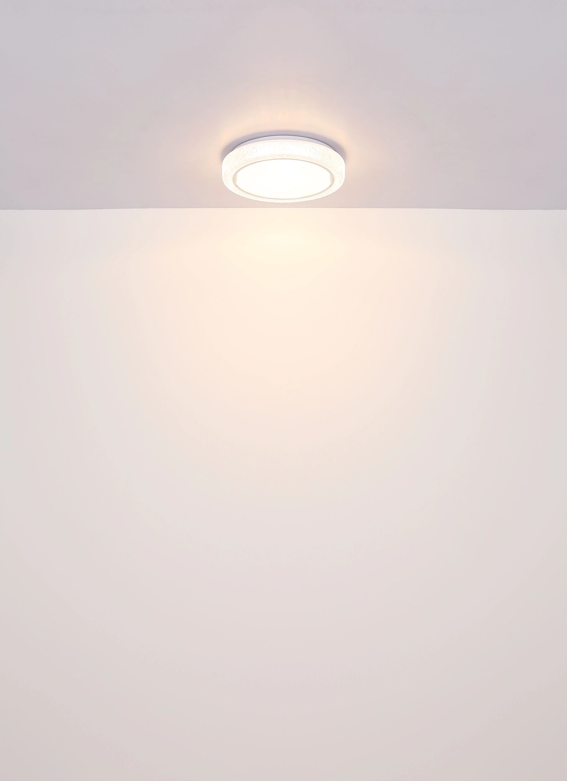 GLOBO LIGHTING LED Deckenleuchte »LIAMI«, Leuchtmittel LED-Modul | LED fest integriert, Deckenlampe, Kristalle, Wohnzimmer, Schlafzimmer, elegant