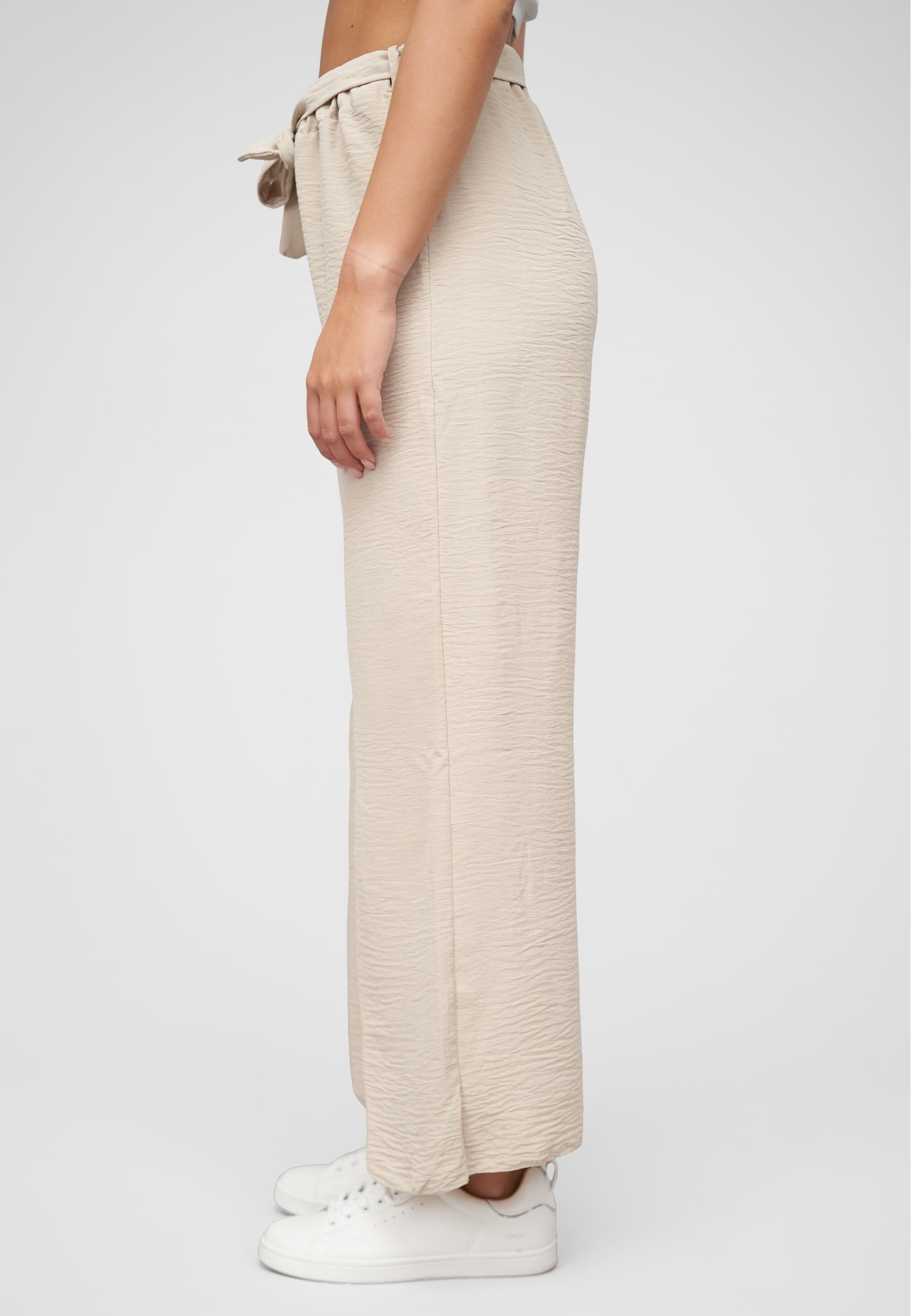 CLOUD 5IVE Stoffhose »CLOUD 5IVE Sommerhose mit seitlich. Schlitzen und Bindegürtel«