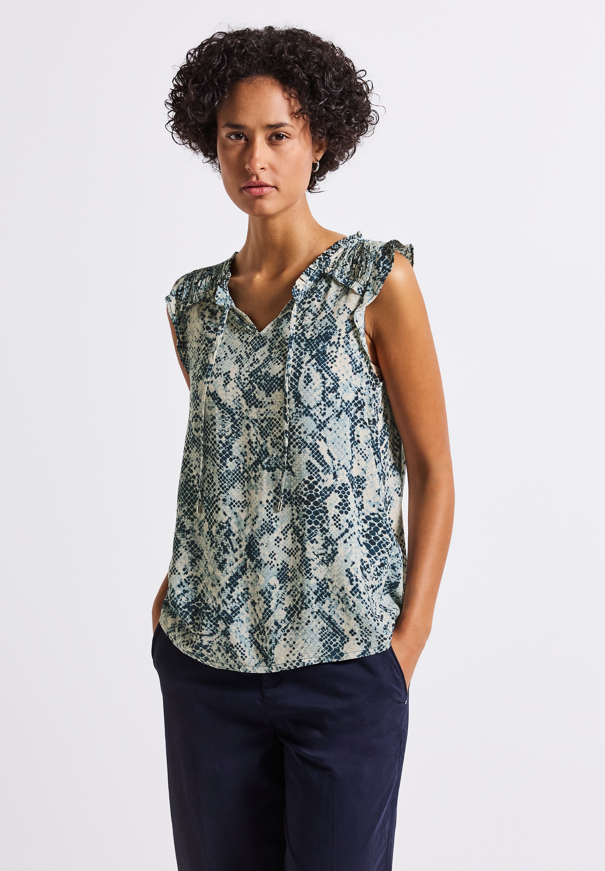STREET ONE Blusentop, aus softer Viskose günstig online kaufen
