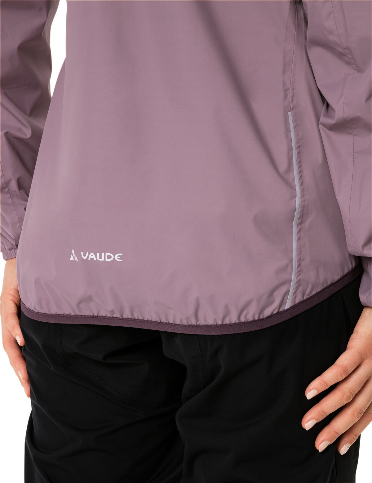 VAUDE Regenjacke »WOMEN'S DROP JACKET III«, ohne Kapuze, mit Brusttasche