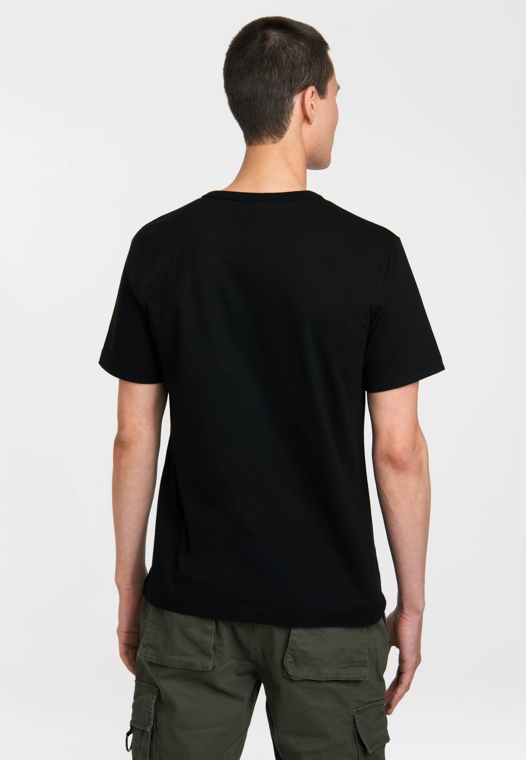 T-Shirt LOGOSHIRT "Spock", Herren, Gr. XXL, schwarz, 100% Baumwolle, bedruckt, normal, Rundhals, Shirts T-Shirt, mit coolem Frontdruck 3