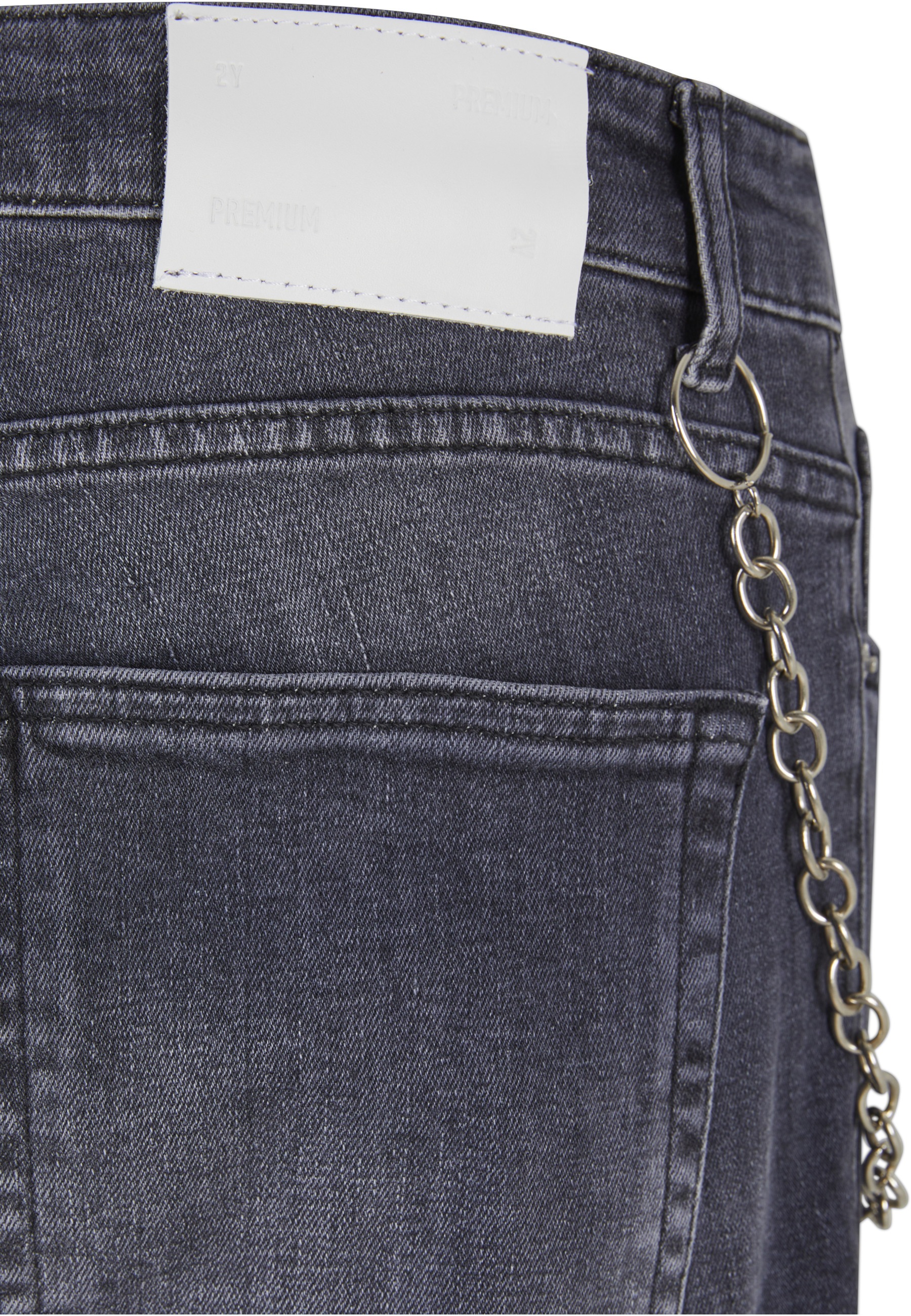 2Y Premium Tapered Fit Jeans Anthracite 32 9
