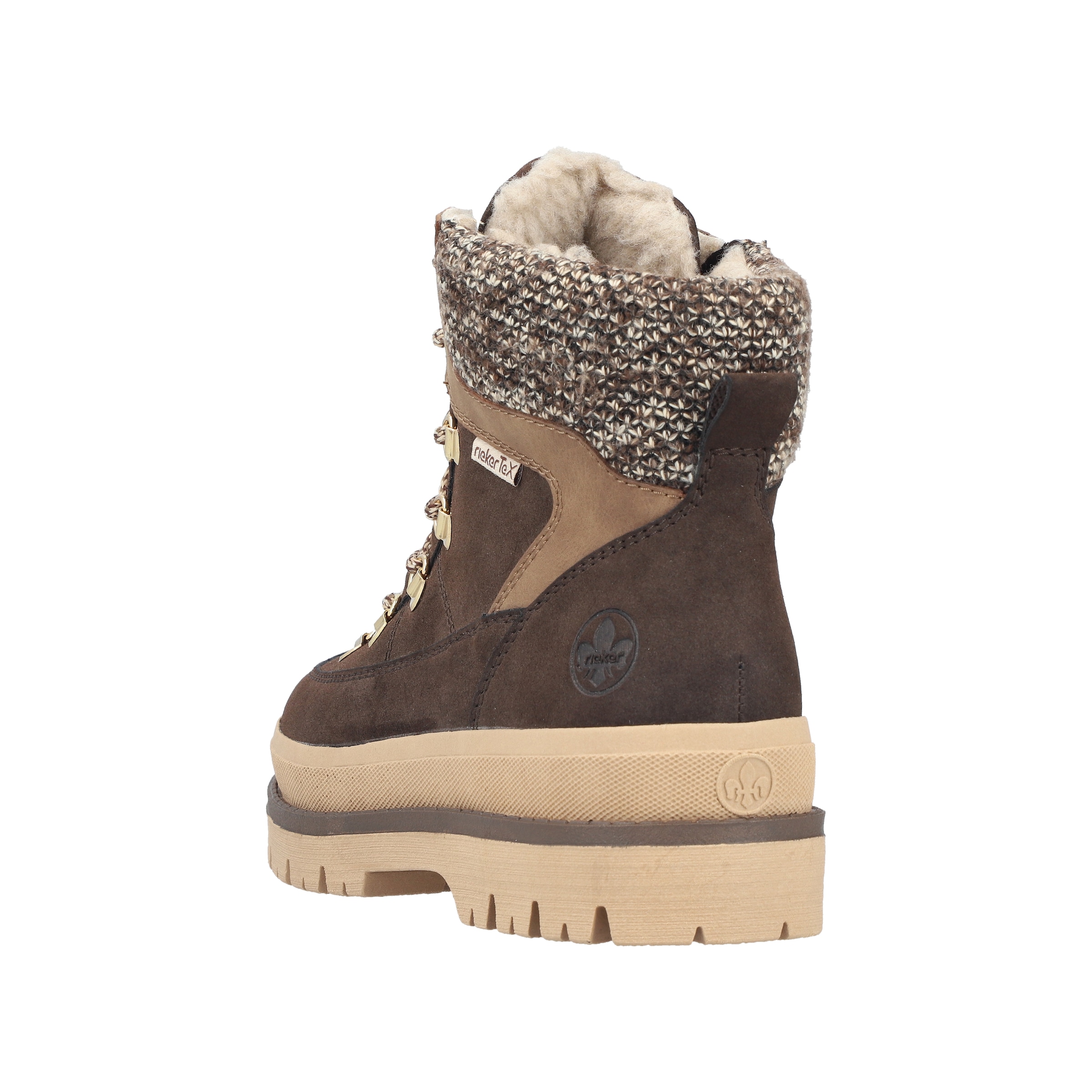 Rieker Winterboots  Winterstiefelette, Outdoorboots mit modischem Kragen