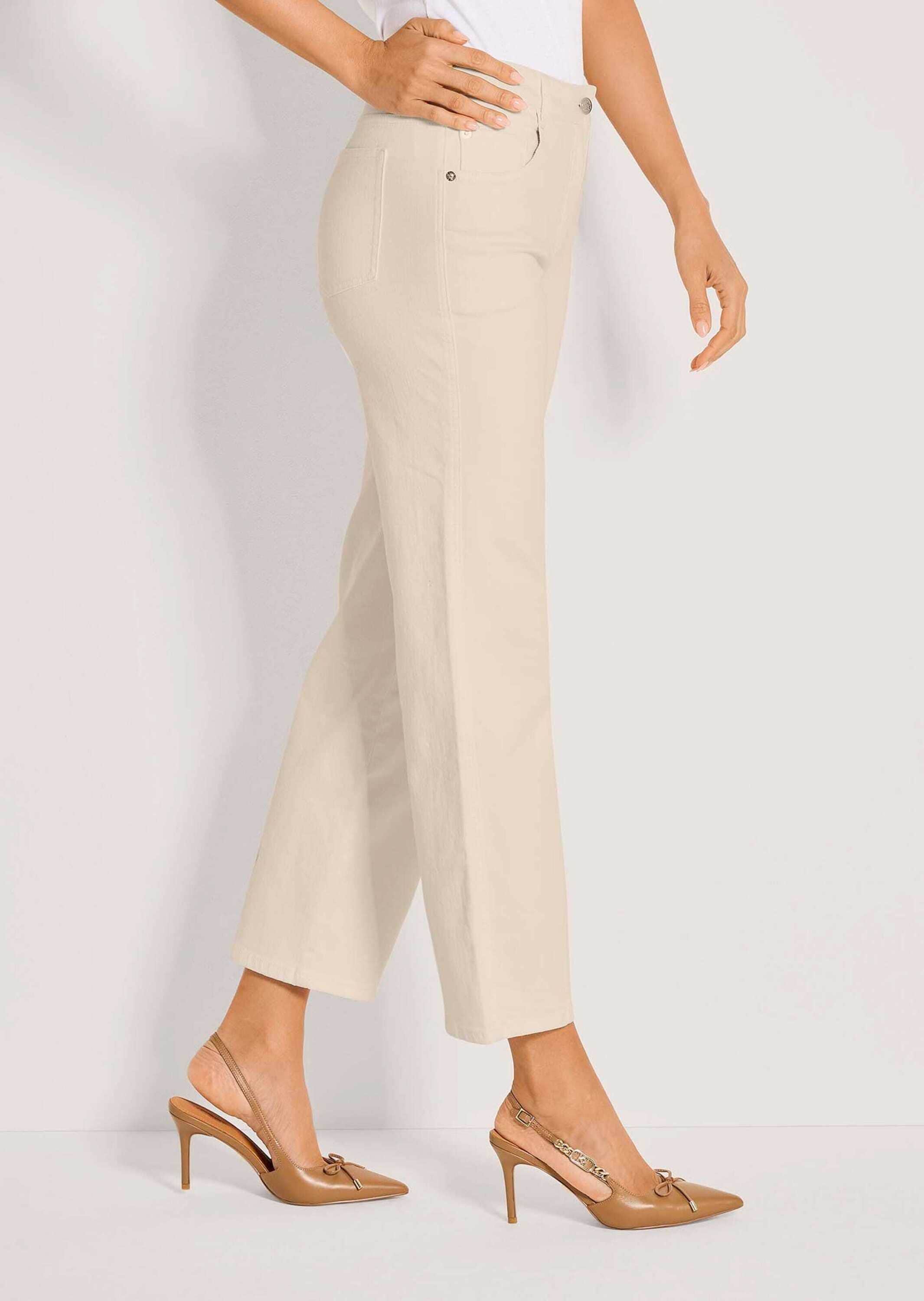 MADELEINE Regular-fit-Jeans »Jeans Baumwollhose mit Saumabnähern«