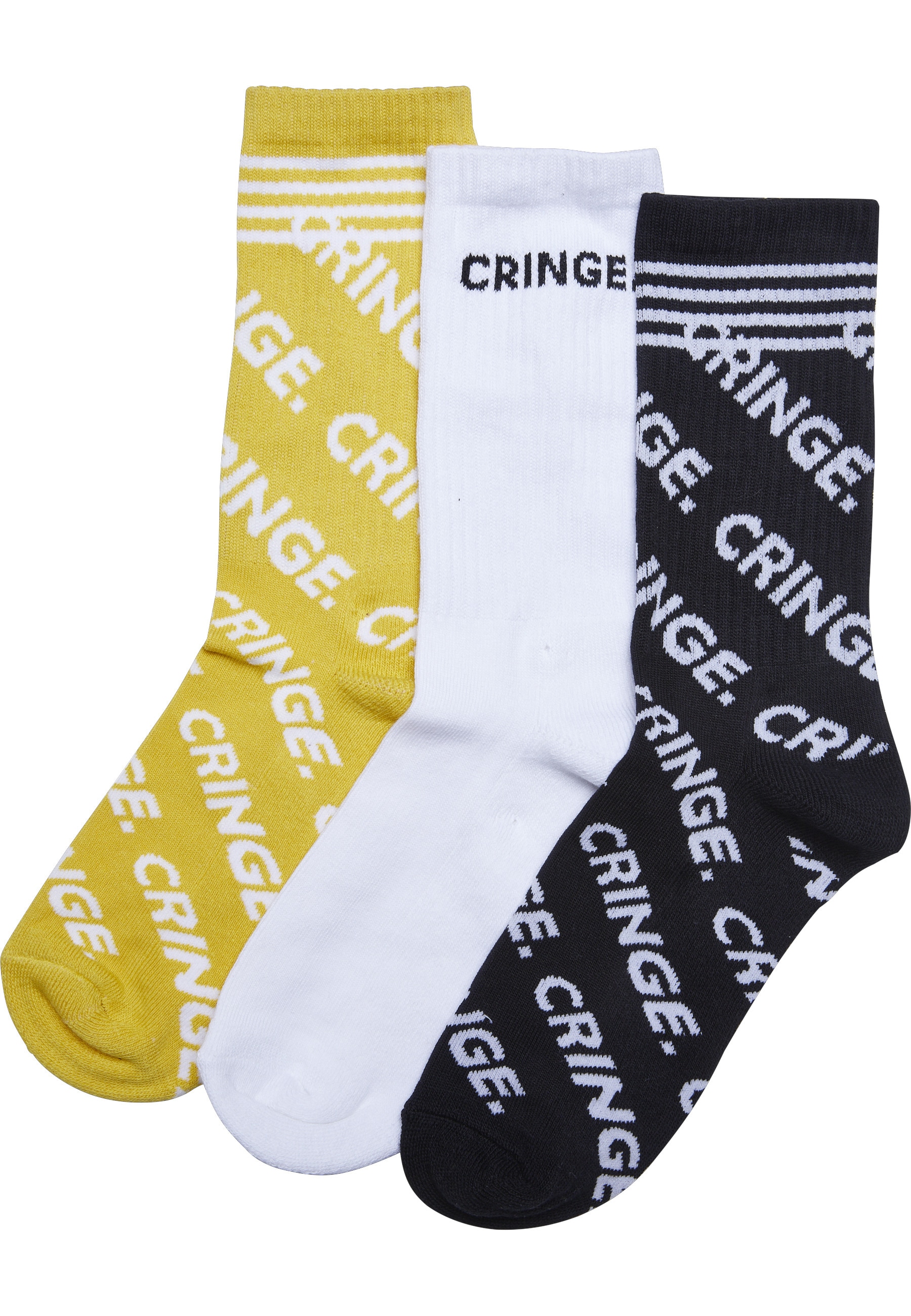 MisterTee Basicsocken "MisterTee Unisex Cringe Socks 3-Pack" 1 Paar tlg. günstig online kaufen