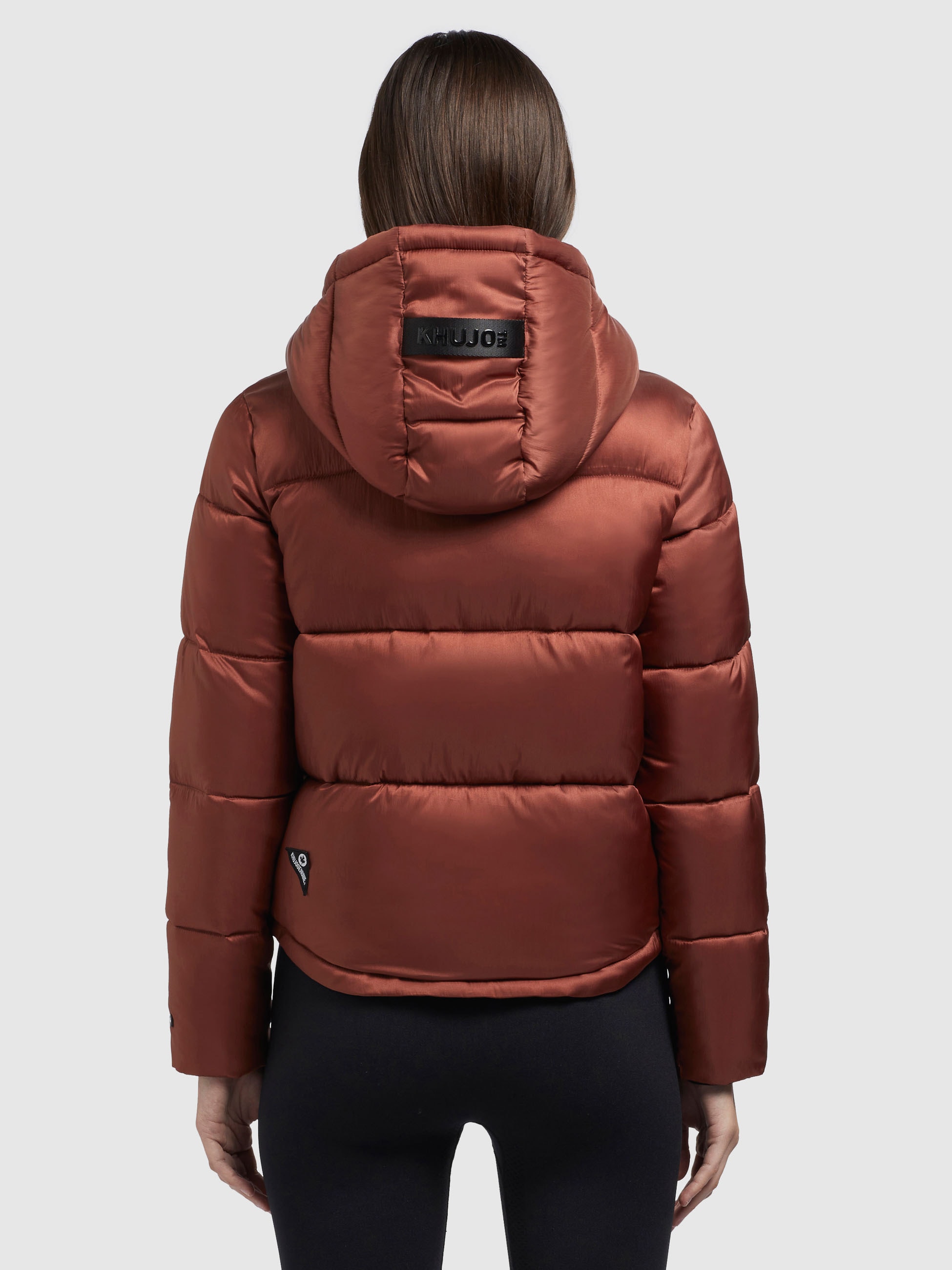 khujo Steppjacke »STINE SATIN«, (1 St.), mit Kapuze