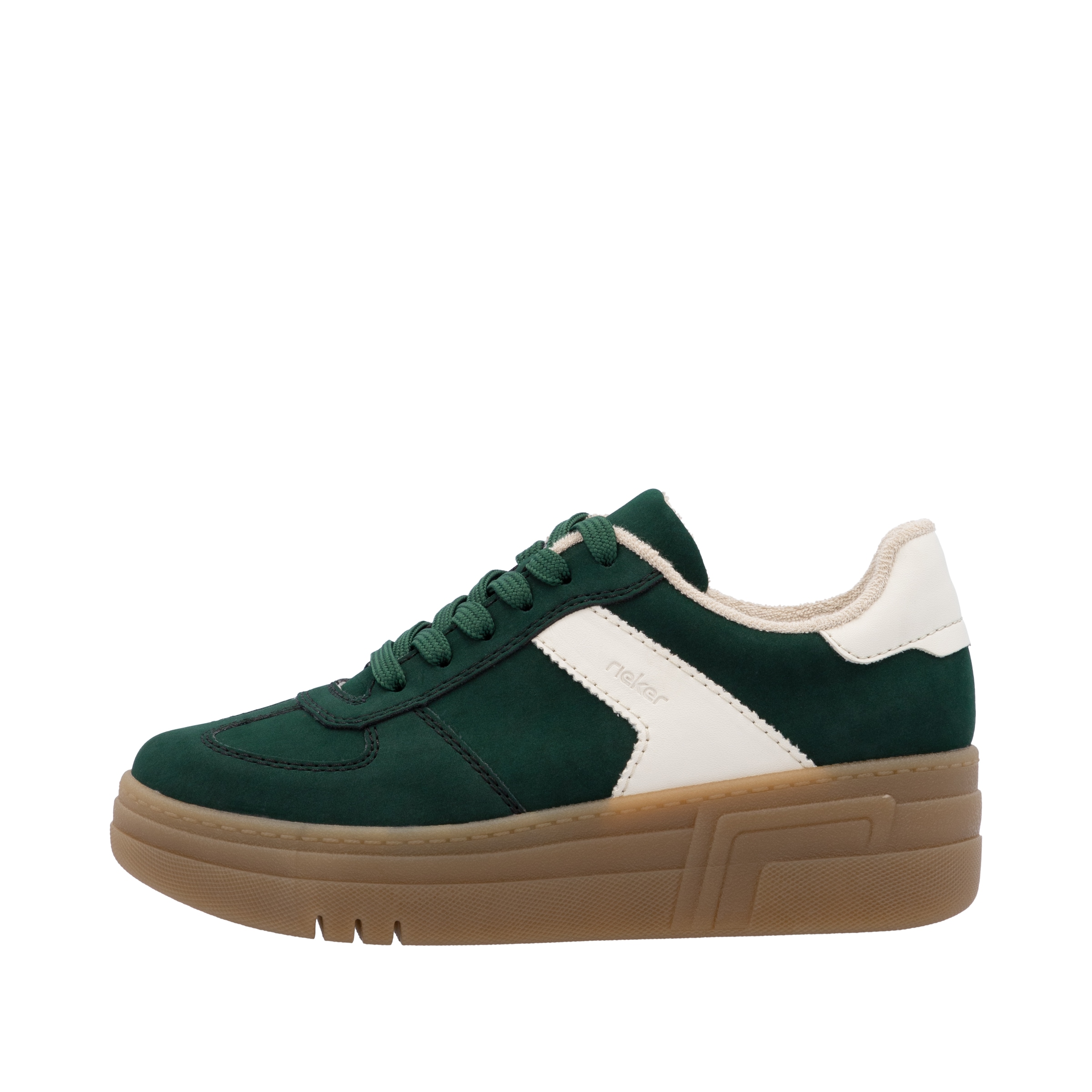 Rieker Plateausneaker, Retro-Sneaker, Basket-Sneaker, Schnürer mit softem Schaftrand
