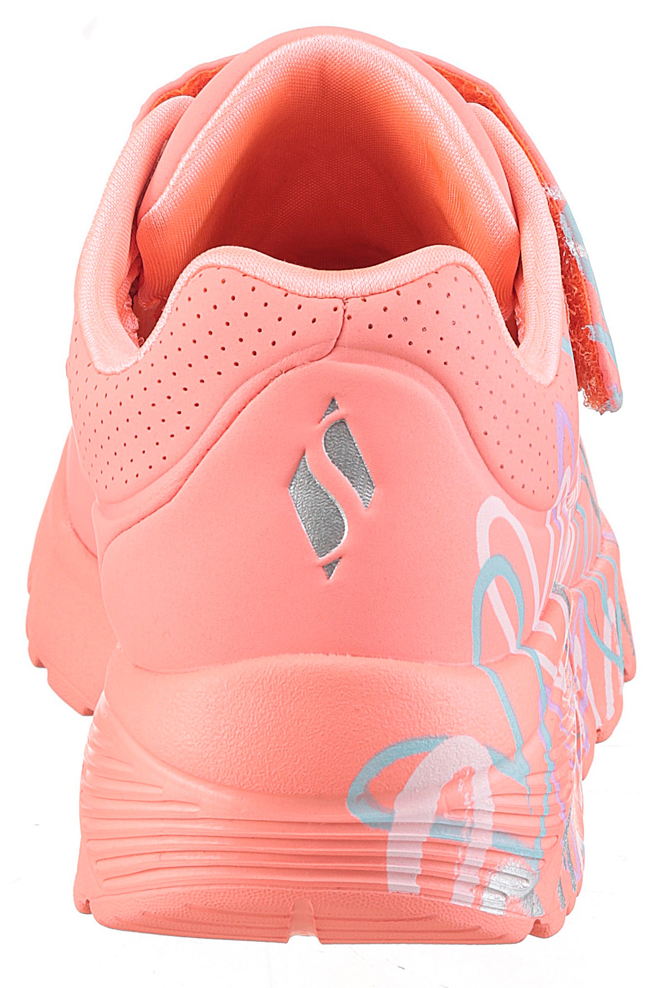 Skechers Sneaker »UNO LITE - LOVE LEVITATE«, Schnürschuh mit bedruckter Sohle, Größenschablone zum Download