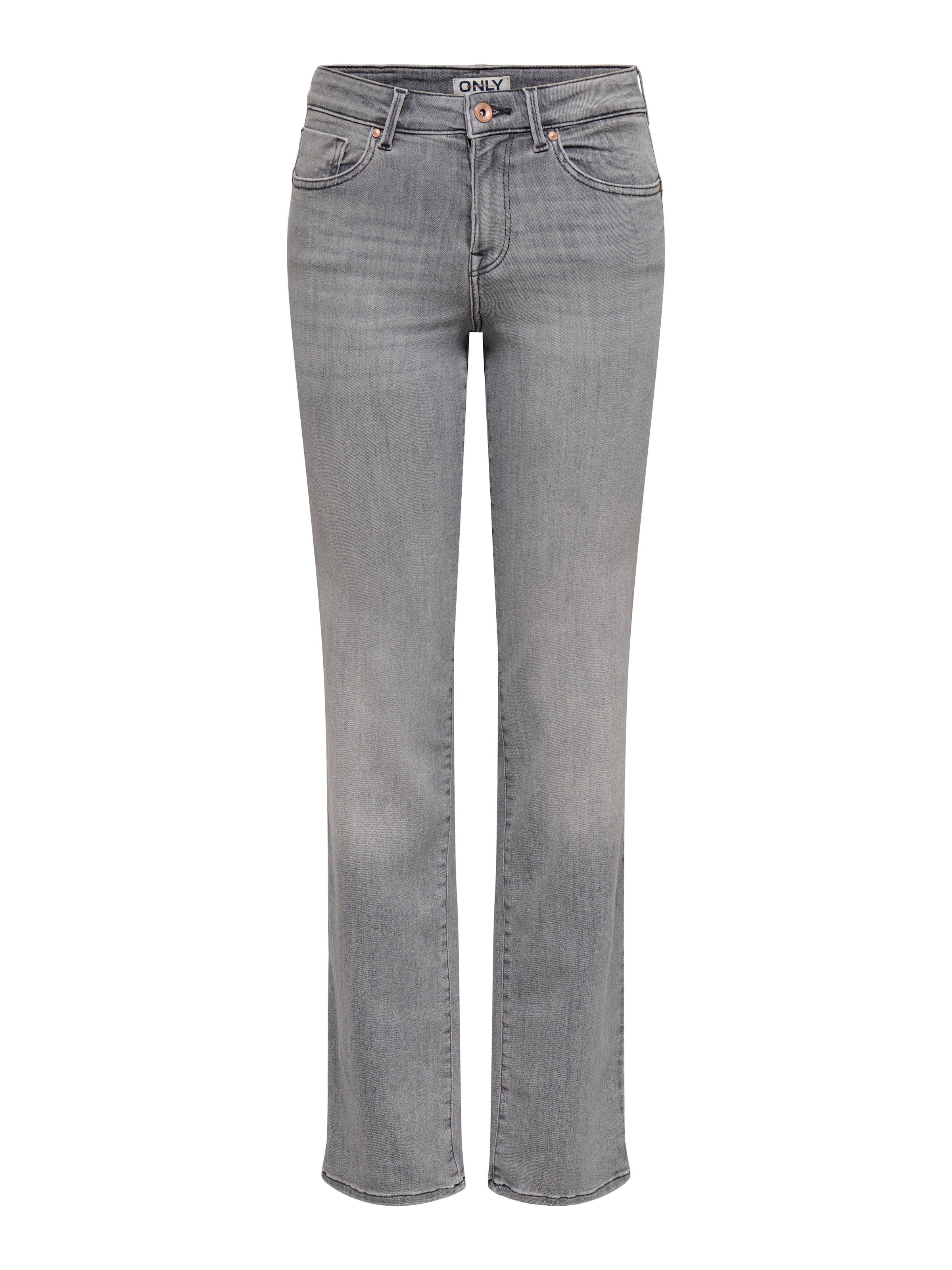 ONLY Slim-fit-Jeans »ONLPOWER MW PUSH UP SLIM STRAIGHT DNM« Baumwollmischung, mid waist, slim fit