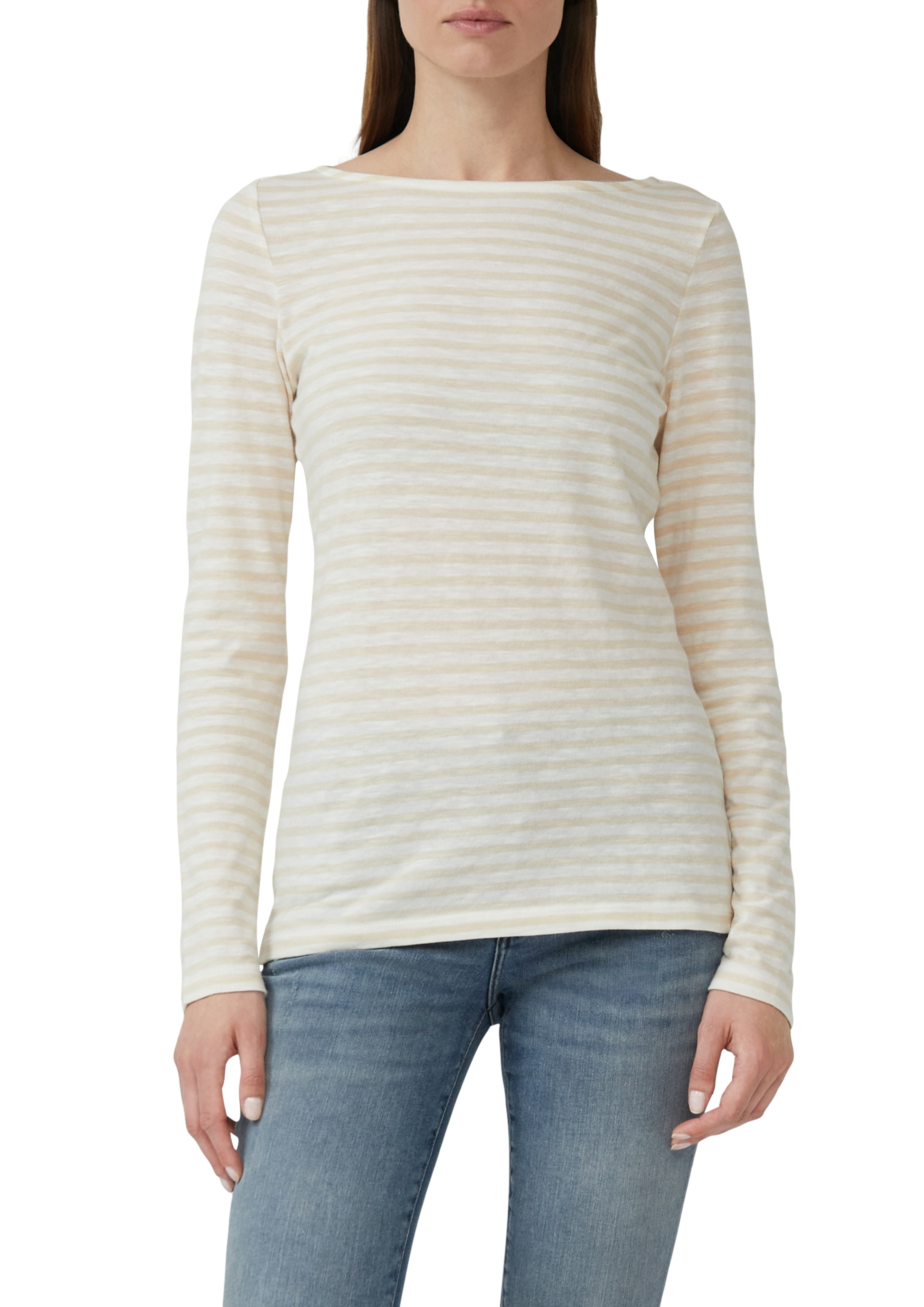 s.Oliver Langarmshirt, mit Streifen Muster günstig online kaufen