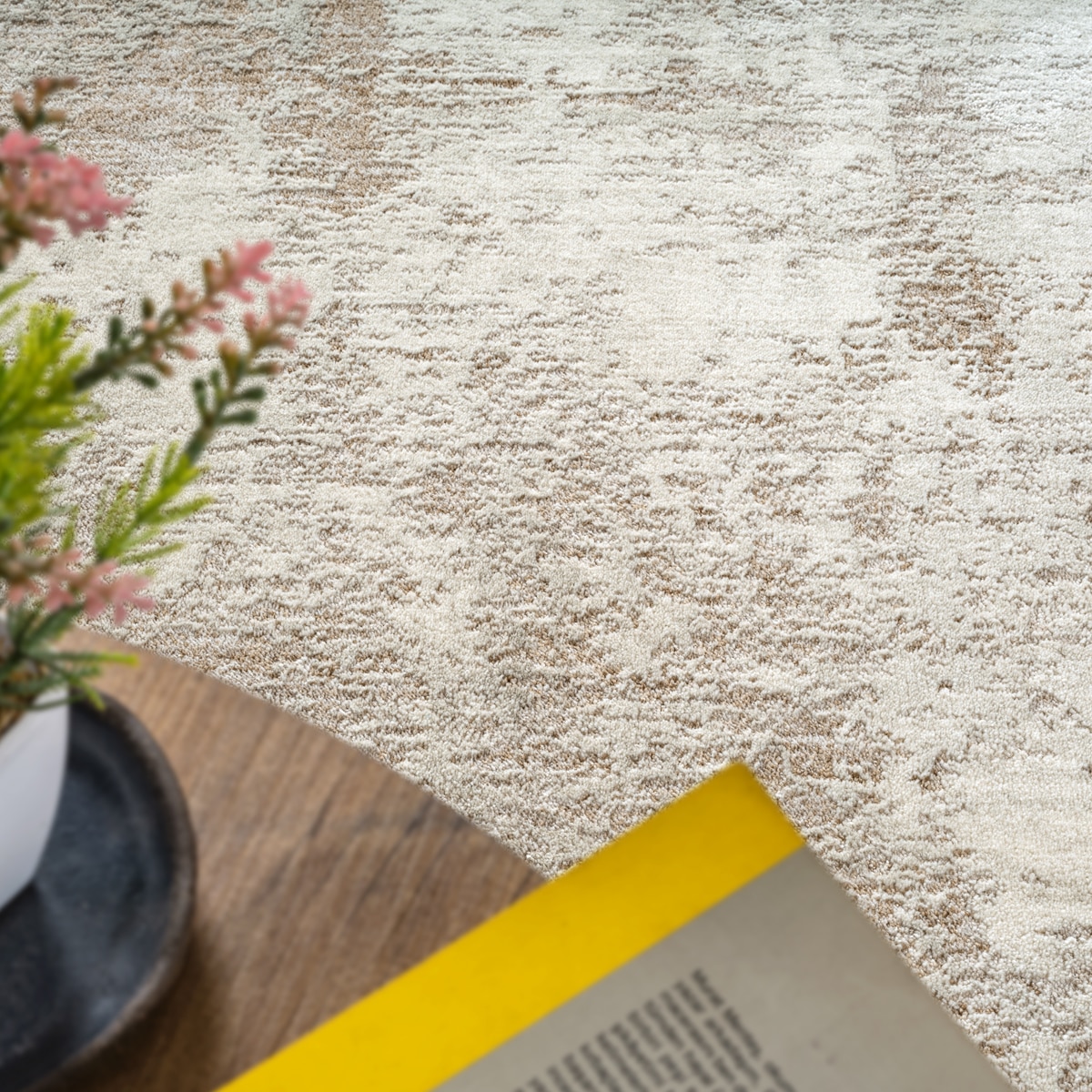 the carpet Designteppich »Nuvra« rechteckig 15 mm Höhe abstrakt