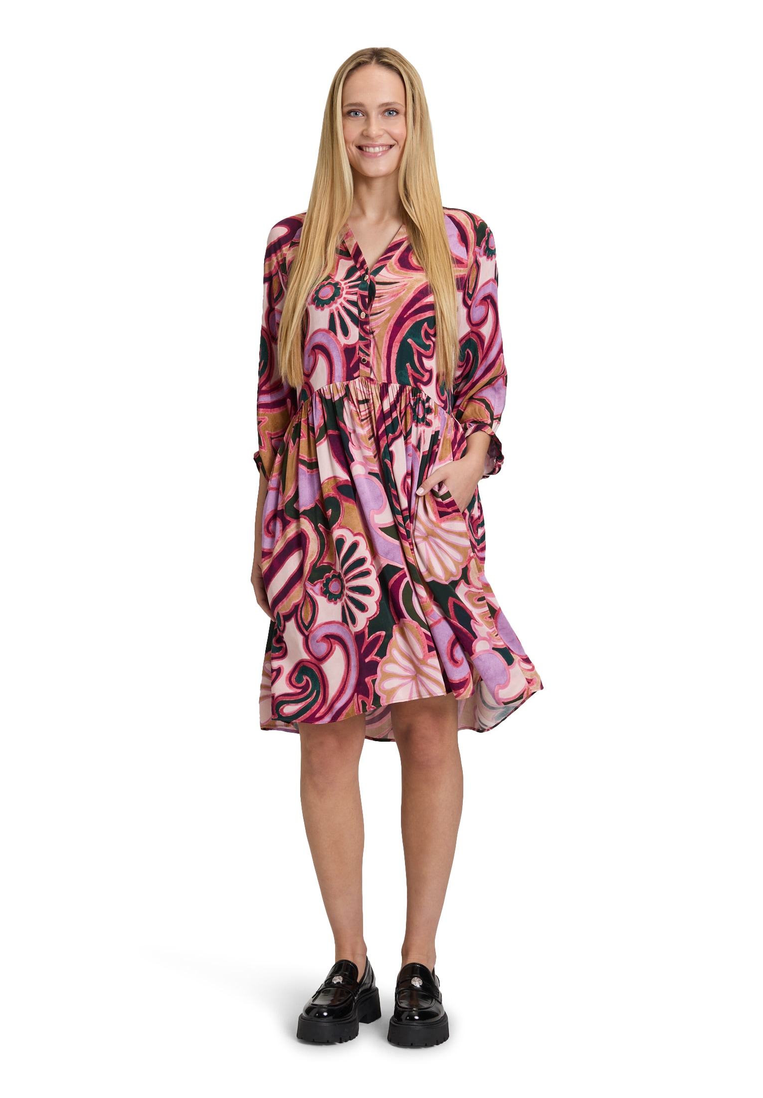Cartoon Blusenkleid »Cartoon Blusenkleid mit Taschen«