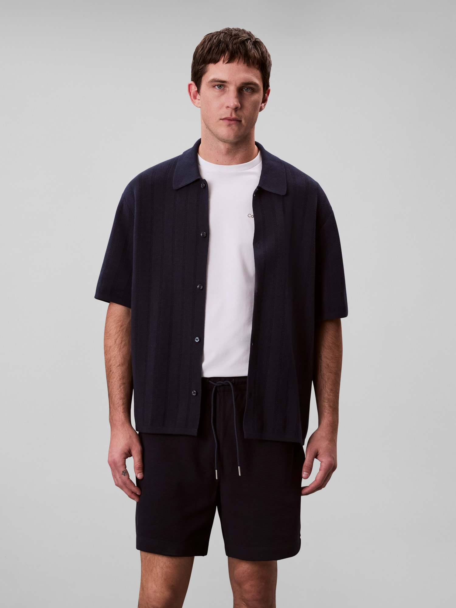 Calvin Klein Jeans Sweatshorts "HD COTTON WAFFLE SHORT", Mit elastischem Bu günstig online kaufen