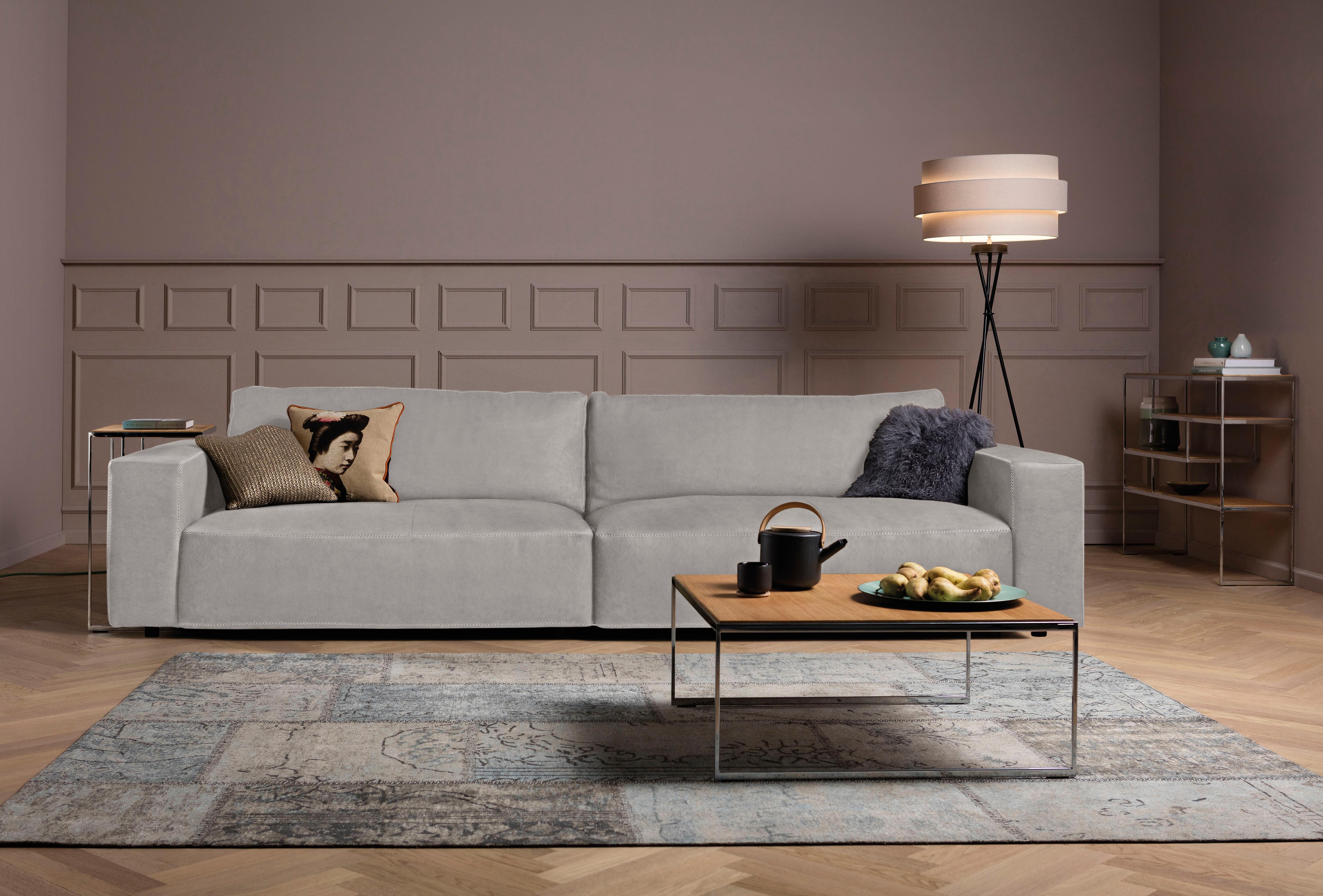 Musterring Big-Sofa "LUCIA Mega Sofa, zeitlos, bequem, Breite 292cm, Kontrastnähte" in vielen Qualitäten und 4 unterschiedlichen Nähten, 3-Sitzer