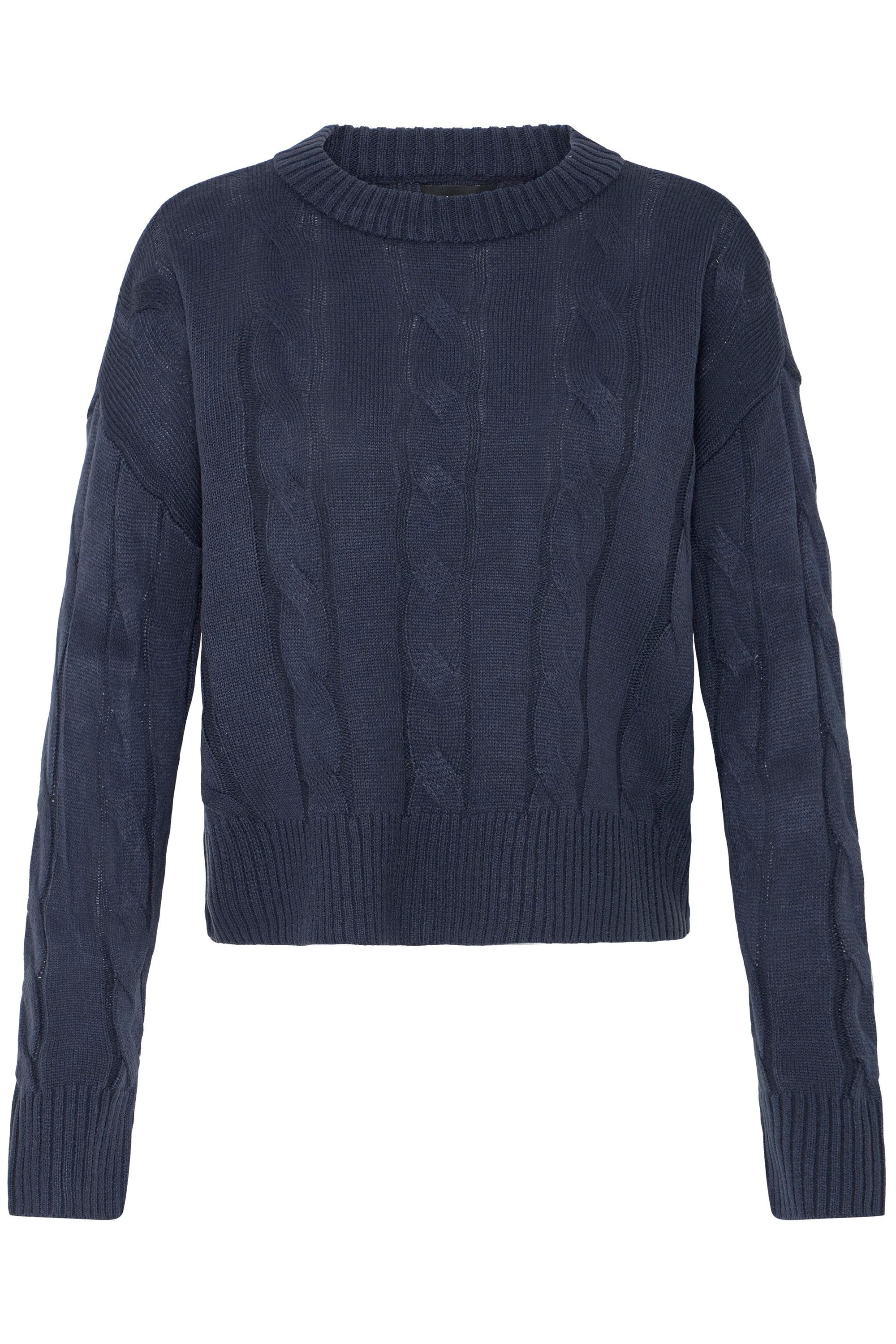 OXMO Strickfleece-Pullover "Strickpullover OXKimni"