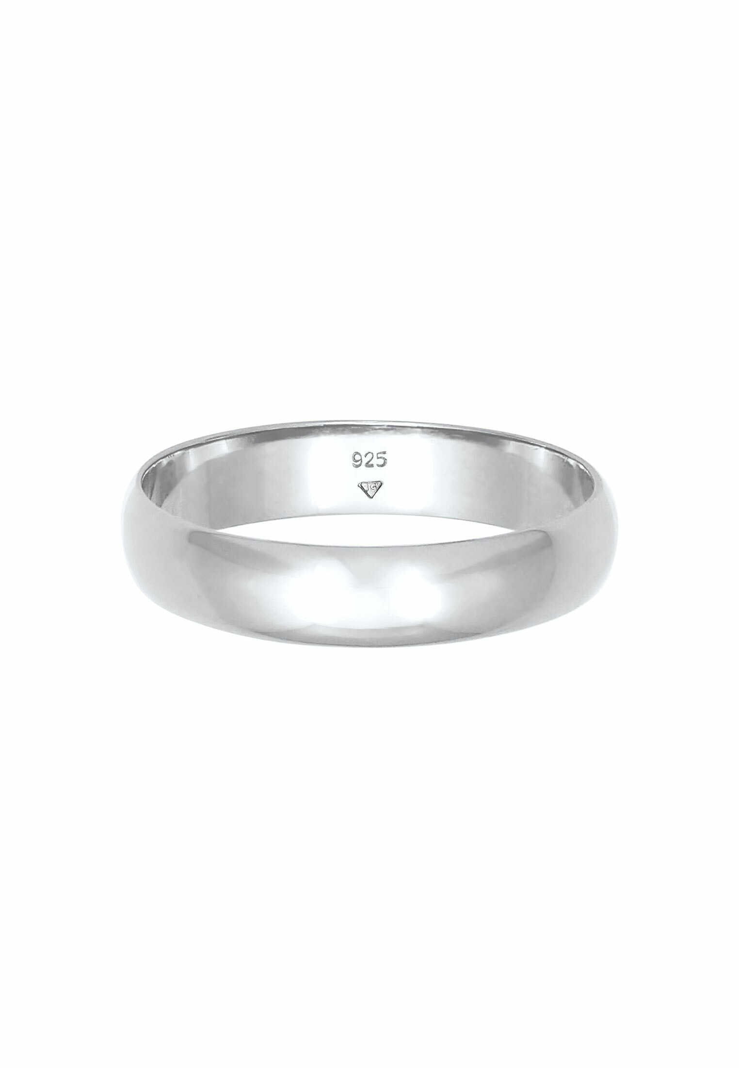 Elli Silberring »Ring Basic Bandring Trauring Verlobung 925 Silber«