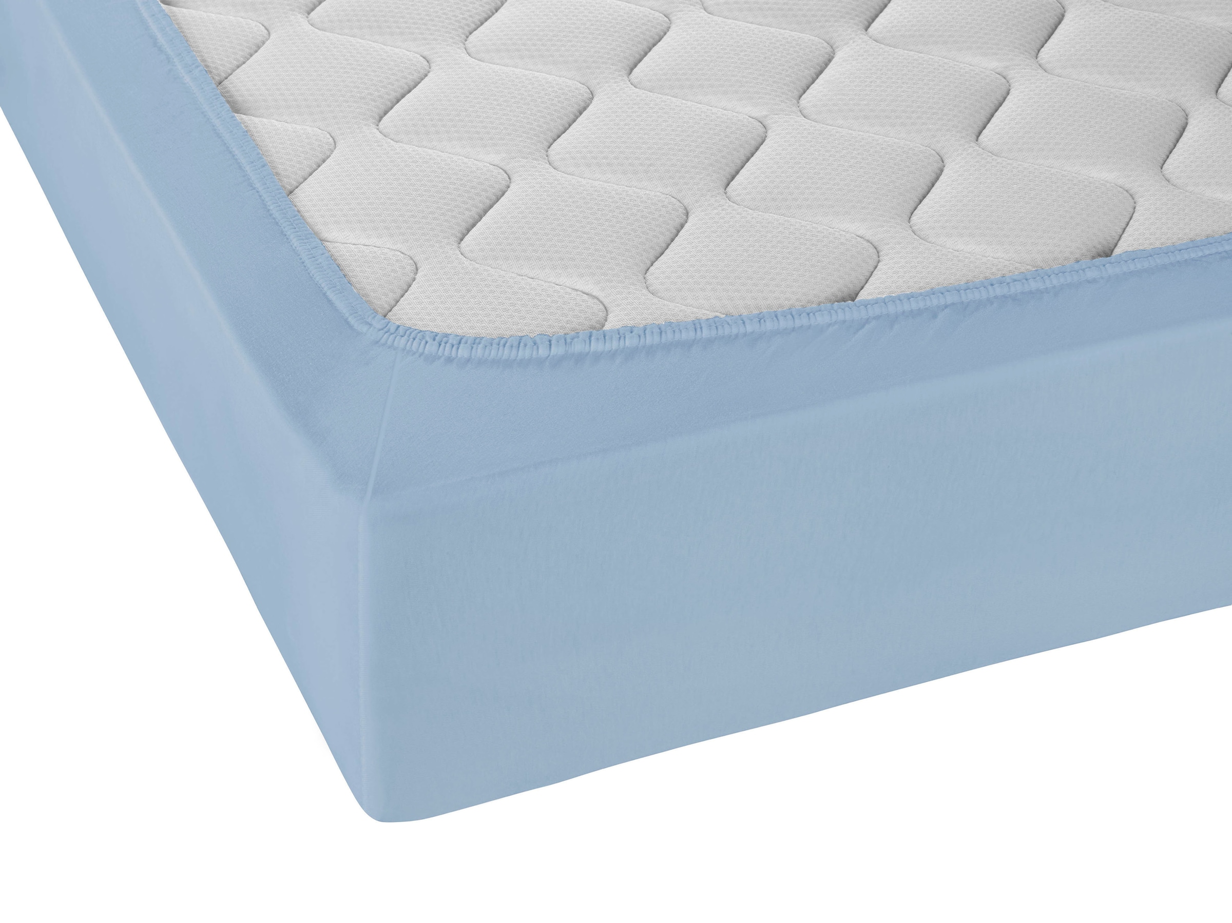 Biberna Spannbettlaken »THEA Baumwoll-Jersey mit Elasthan, 160 g/m²« Bettlaken für Matratzen bis 25 cm Höhe, pflegeleicht, bügelfrei
