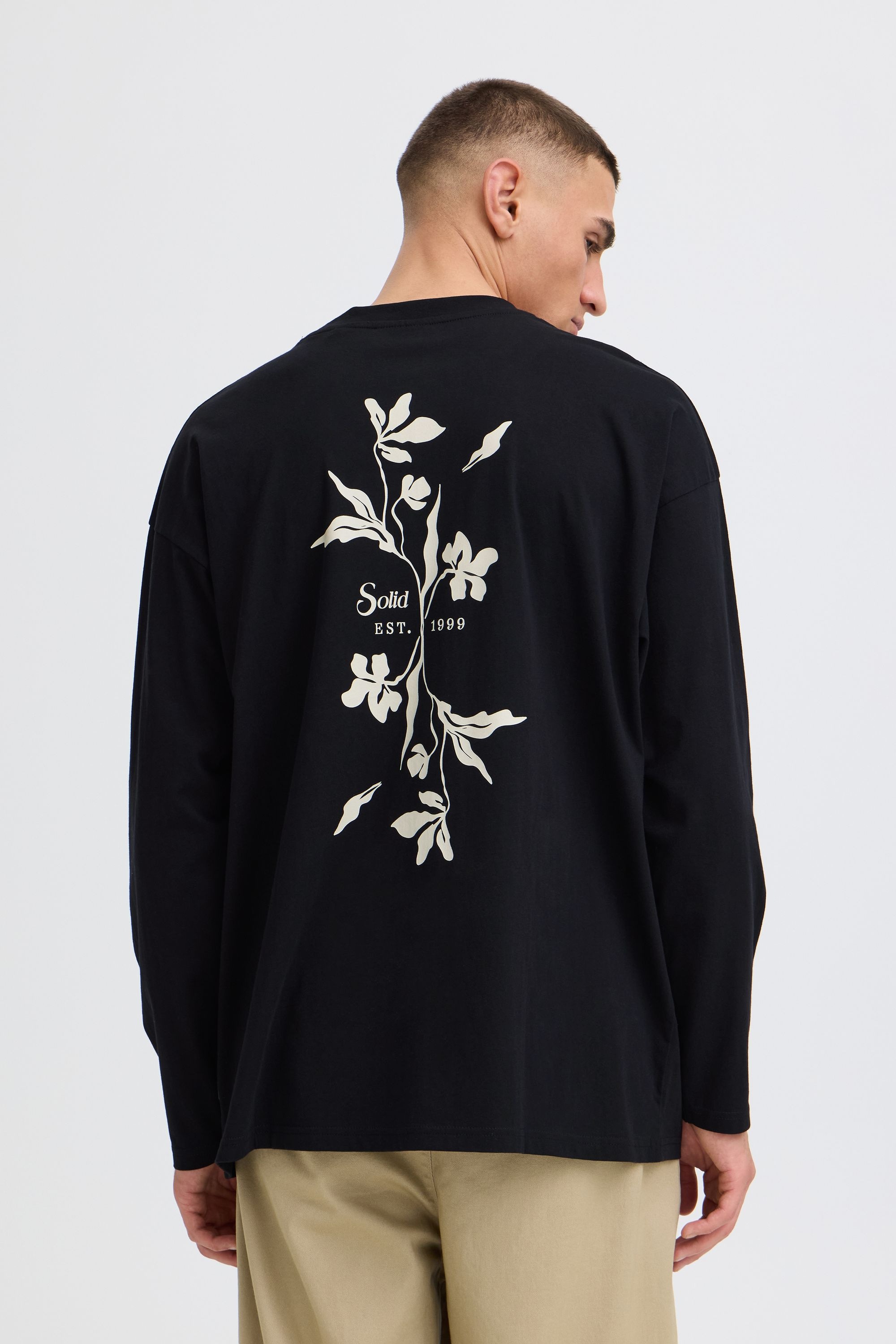 !Solid Langarmshirt »Langarmshirt SDAmon Oversized«