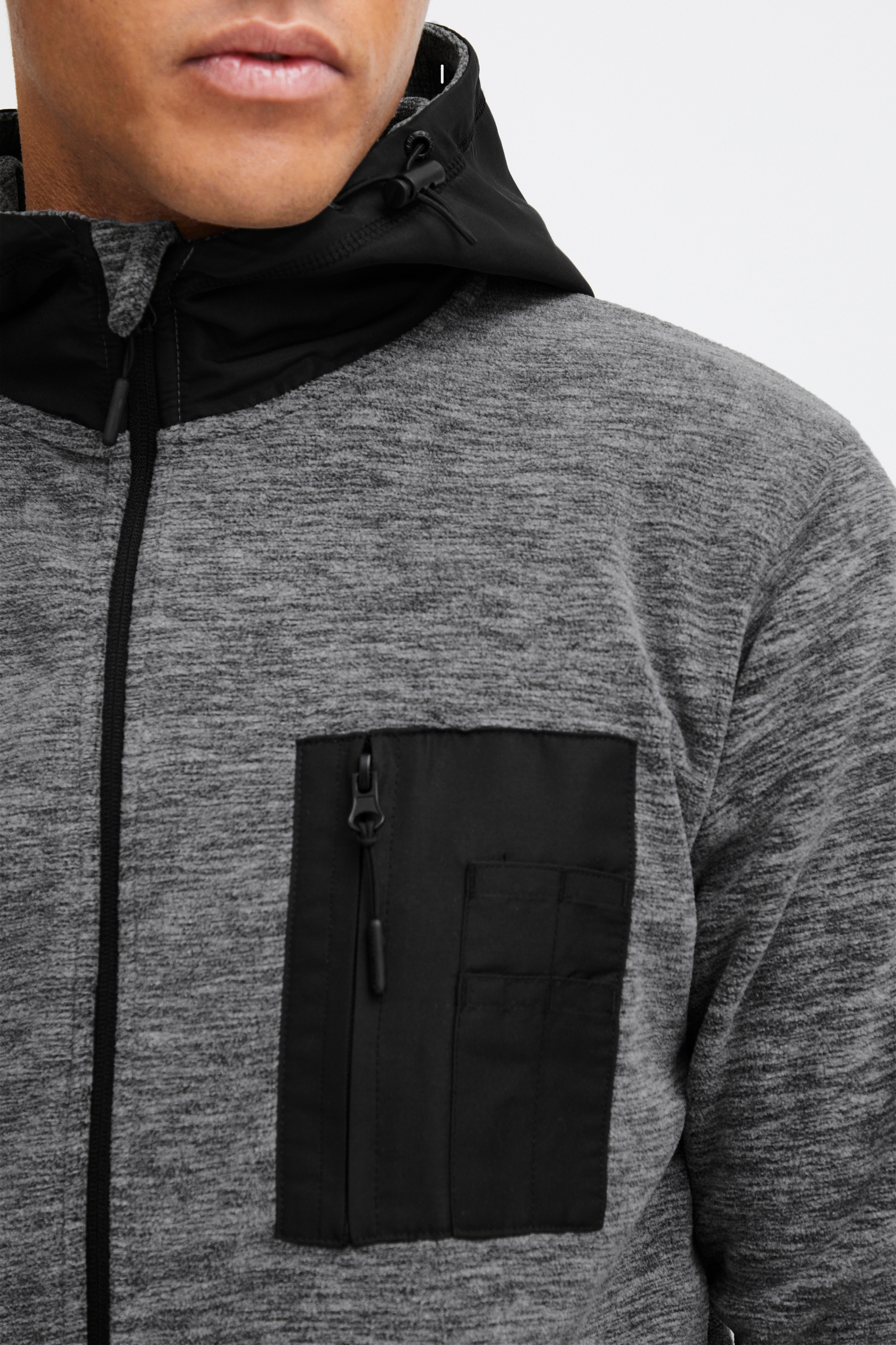 Indicode Fleecejacke »Fleecejacke IDWilmot«, mit Kapuze