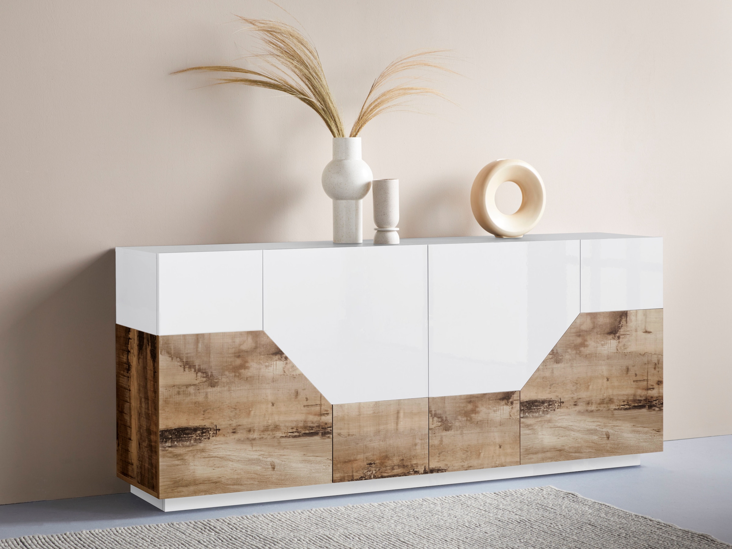 INOSIGN Sideboard "ALIEN-Kommode, Schrank, Anrichte mit 4 Türen und 4 Fäche günstig online kaufen