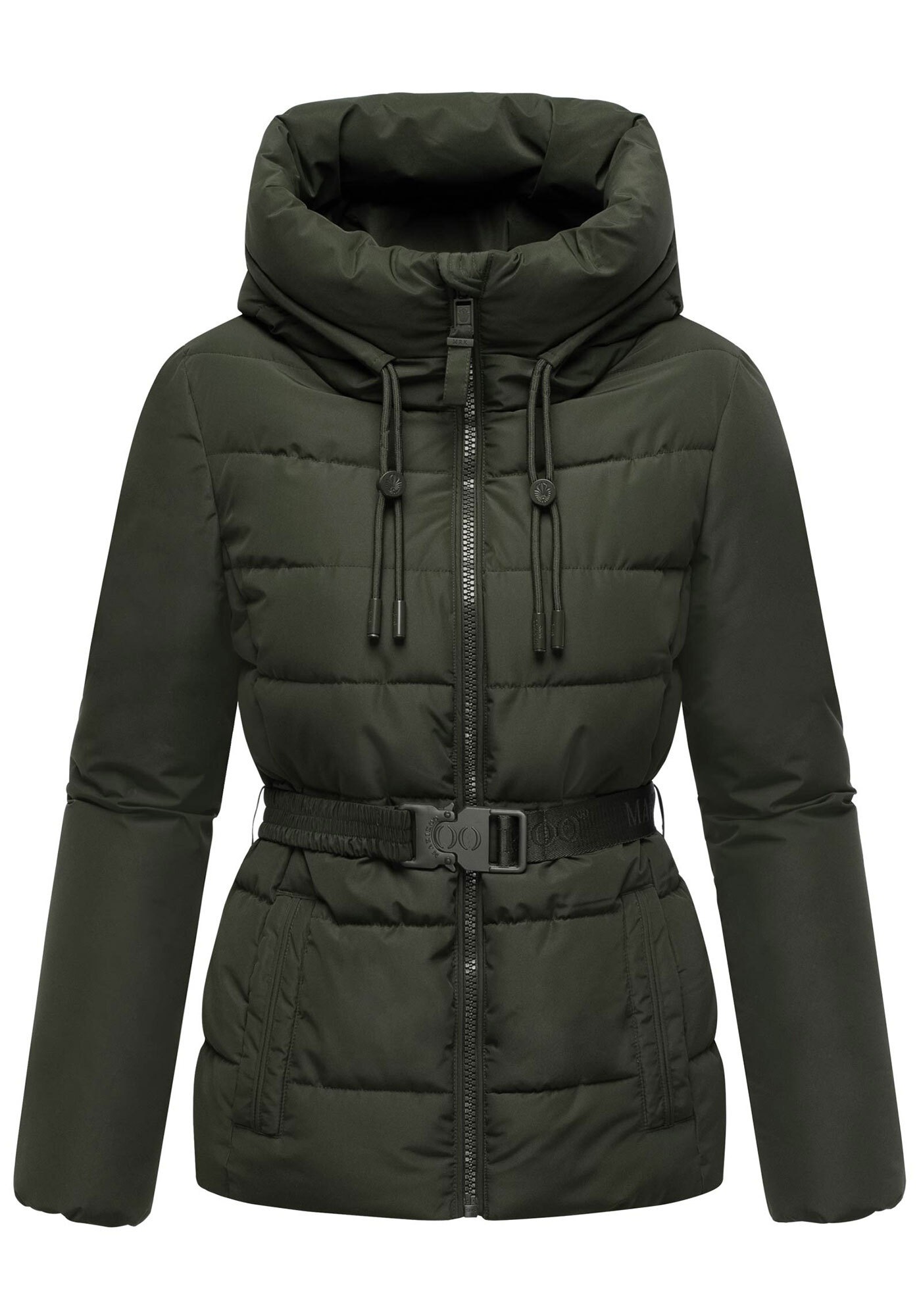 Marikoo Winterjacke »Himee«, Taillengürtel mit robuster Klickschnalle