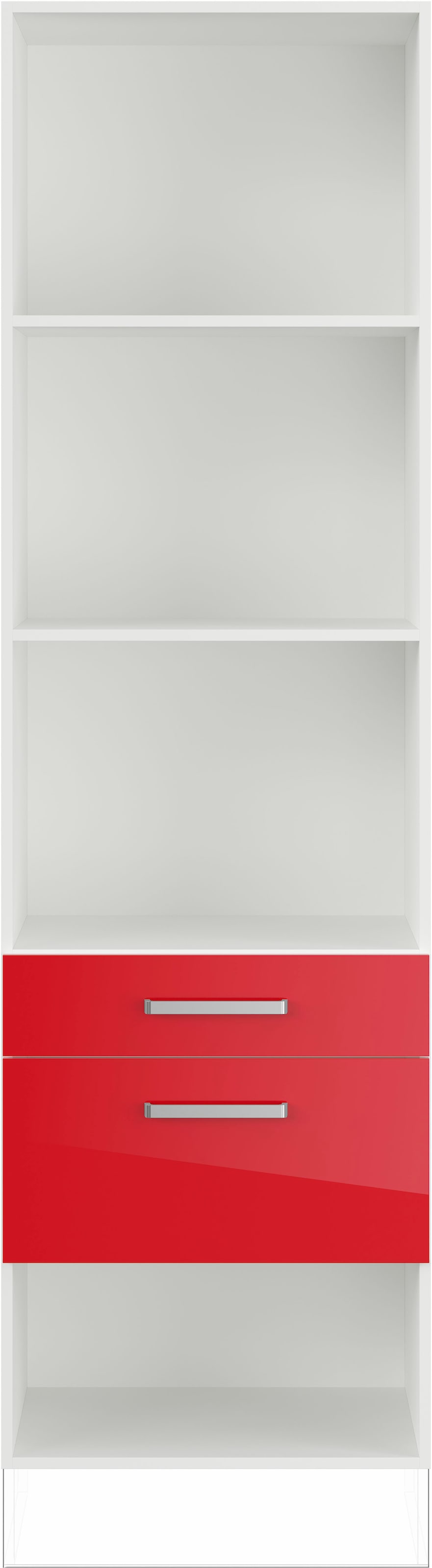 IMPULS KÜCHEN Seitenschrank »"Turin", Breite/Höhe: 60/205,1 cm, mit Soft-Close«, vormontiert, mit Schubkasten, mit Auszug, mit verstellbaren Fachböden