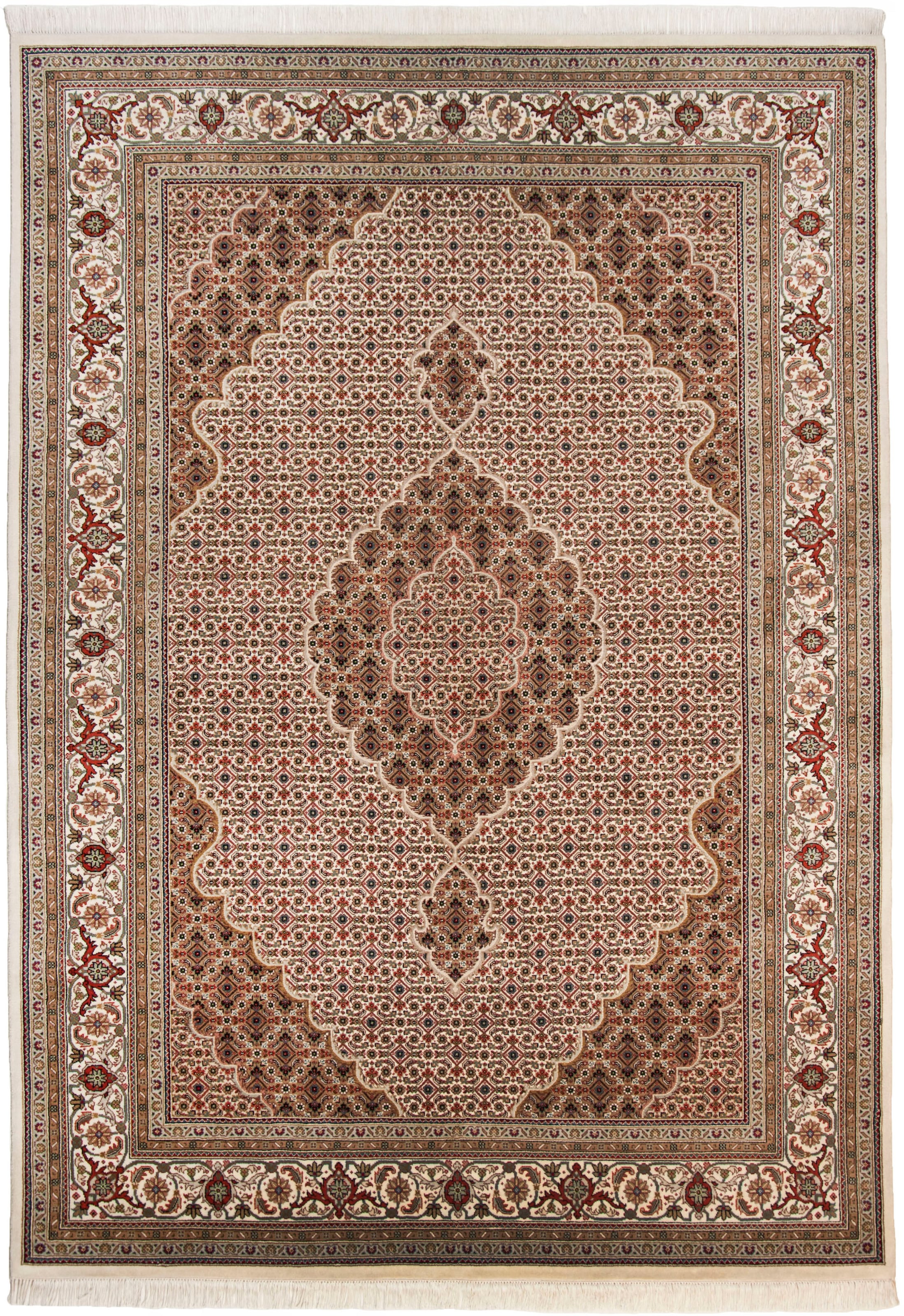 OTTO home Orientteppich "Irrfan" rechteckig 12 mm Höhe handgeknüpft, Materi günstig online kaufen