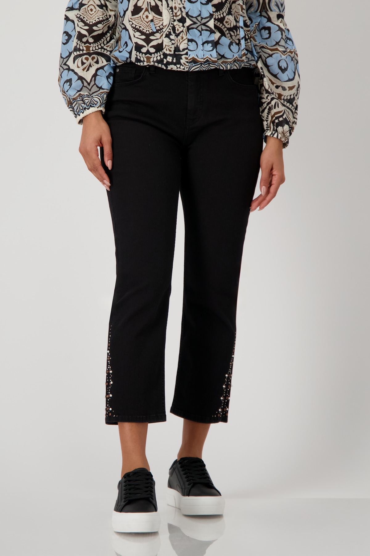 Monari 7/8-Hose, mit Glitzersteinchen günstig online kaufen
