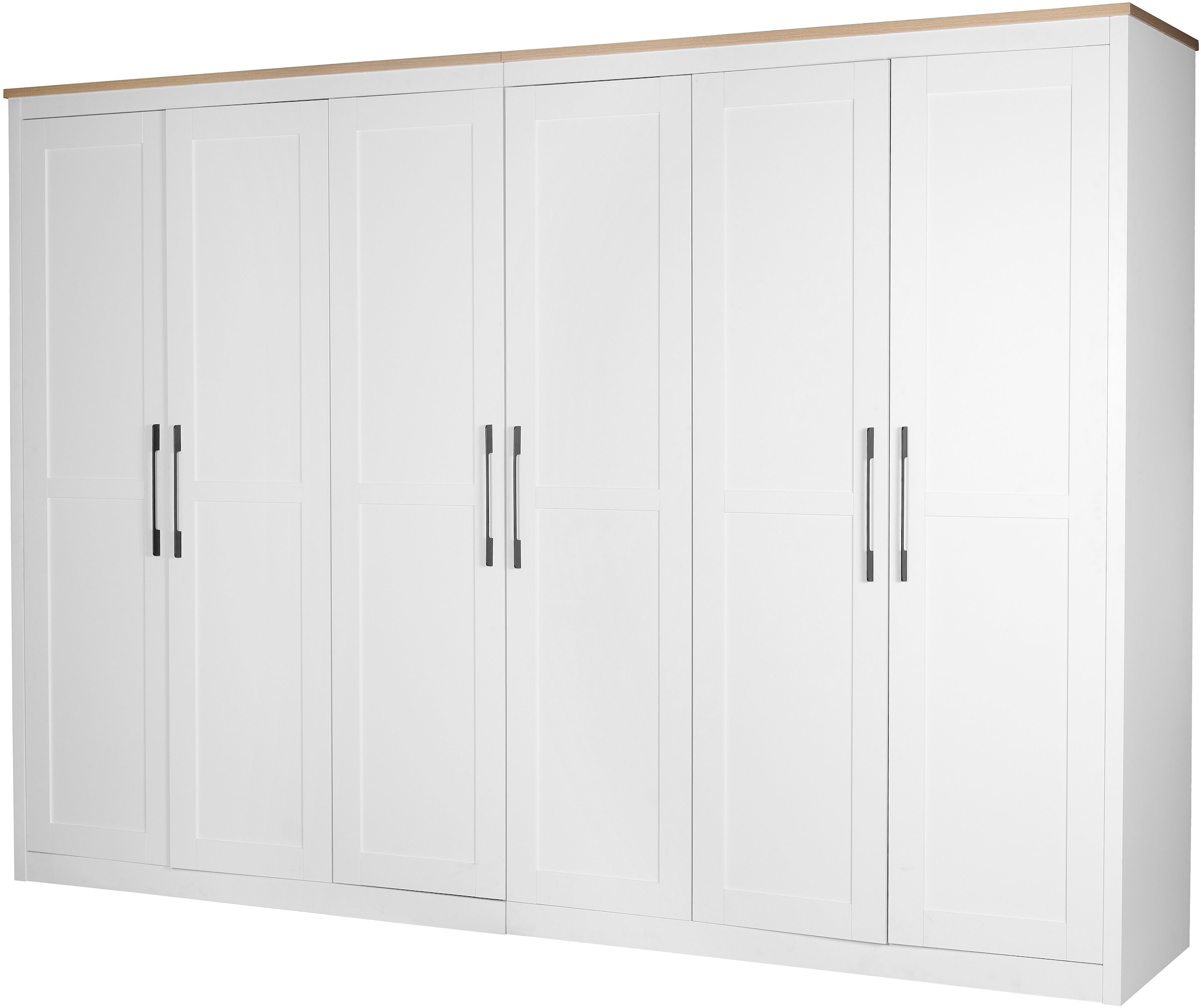 OTTO home Kleiderschrank "Büsum Schlafzimmer Schrank mit 6 Türen" stabile r günstig online kaufen