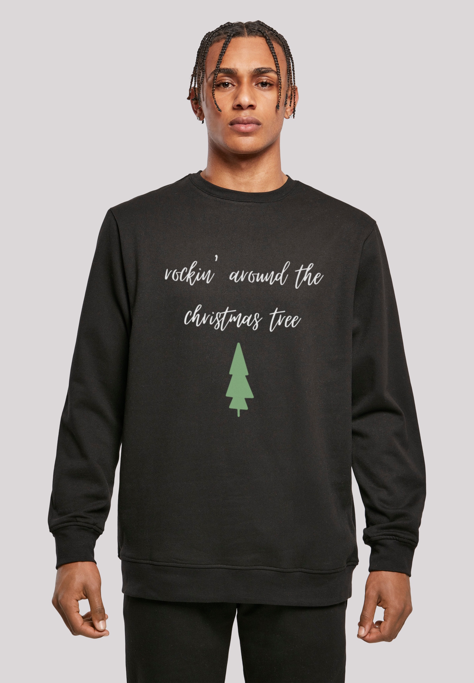 F4NT4STIC Kapuzenpullover "Rockin around the christmas tree", Print günstig online kaufen