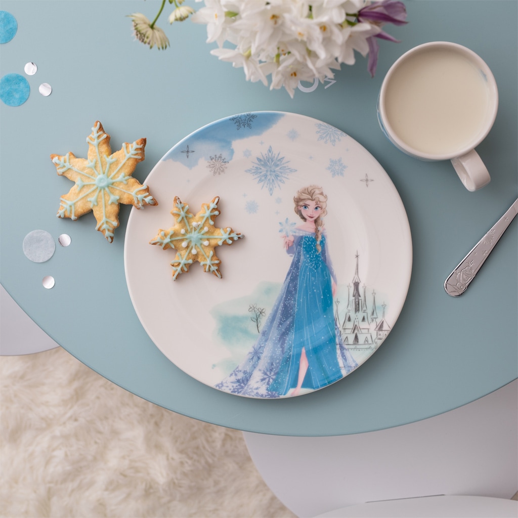 Villeroy & Boch Teller »Kinderteller Disney Frozen ø 21,5 cm bunt« Spülmaschinenfest, Mikrowellensicher